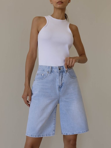 LICHI - Online fashion store :: Denim Bermuda shorts