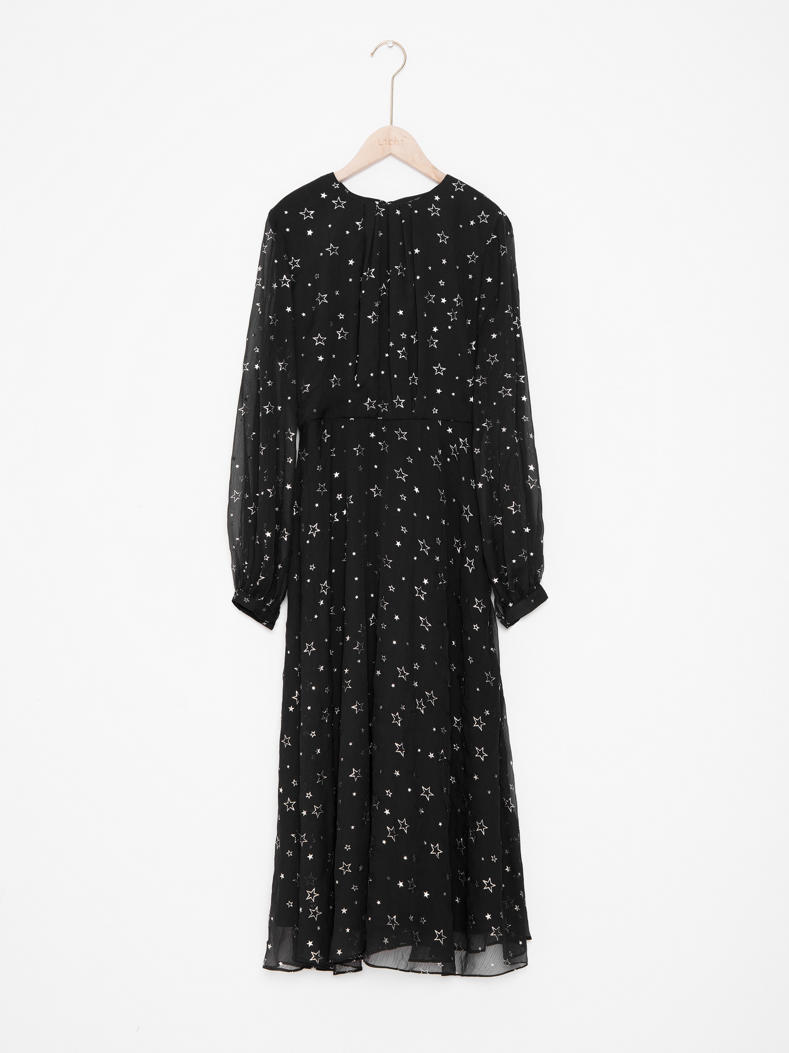 LICHI - Online fashion store :: Star-print chiffon midi dress