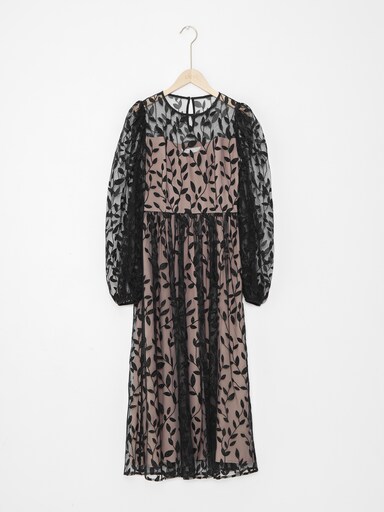 LICHI - Online fashion store :: Semi-sheer midi dress
