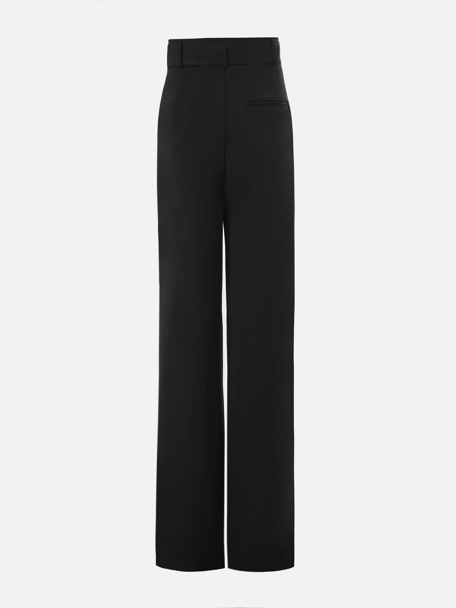 Belted palazzo pants