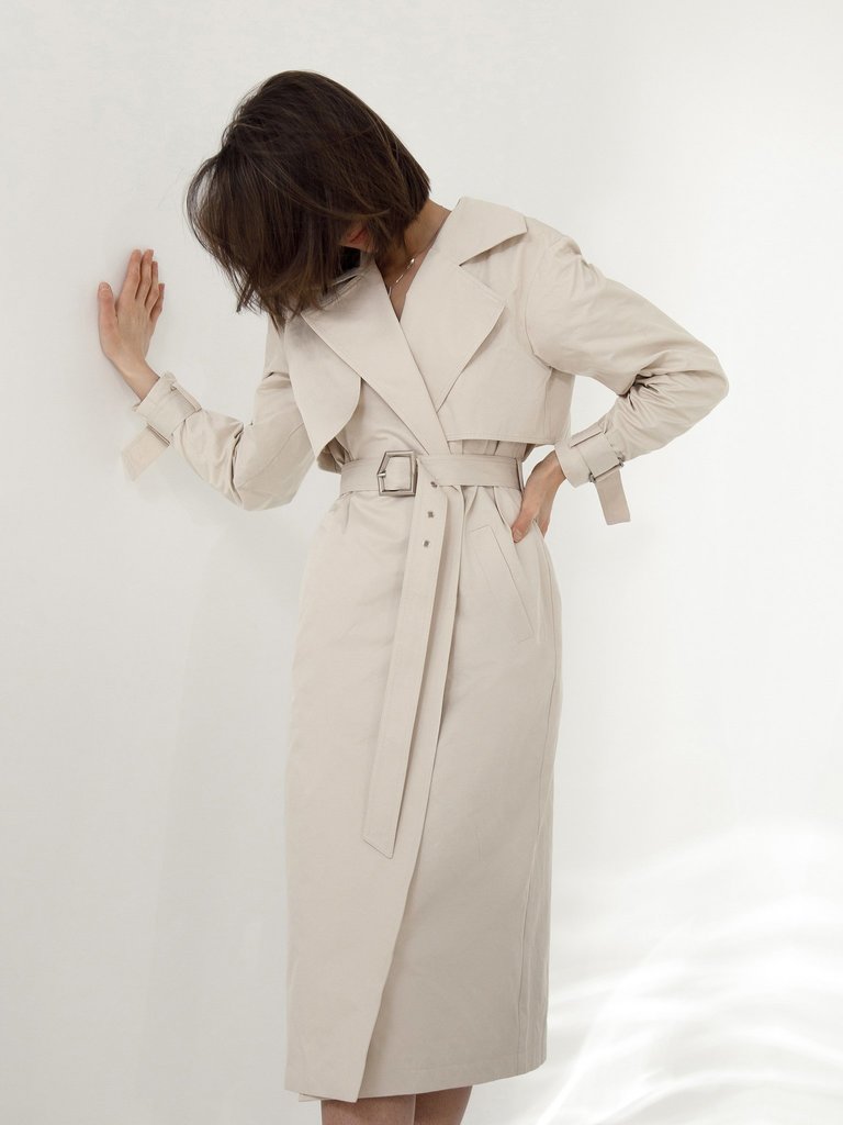 belted trench coat