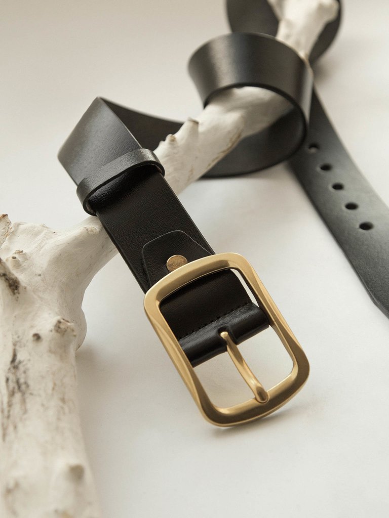 black leather belt online shopping
