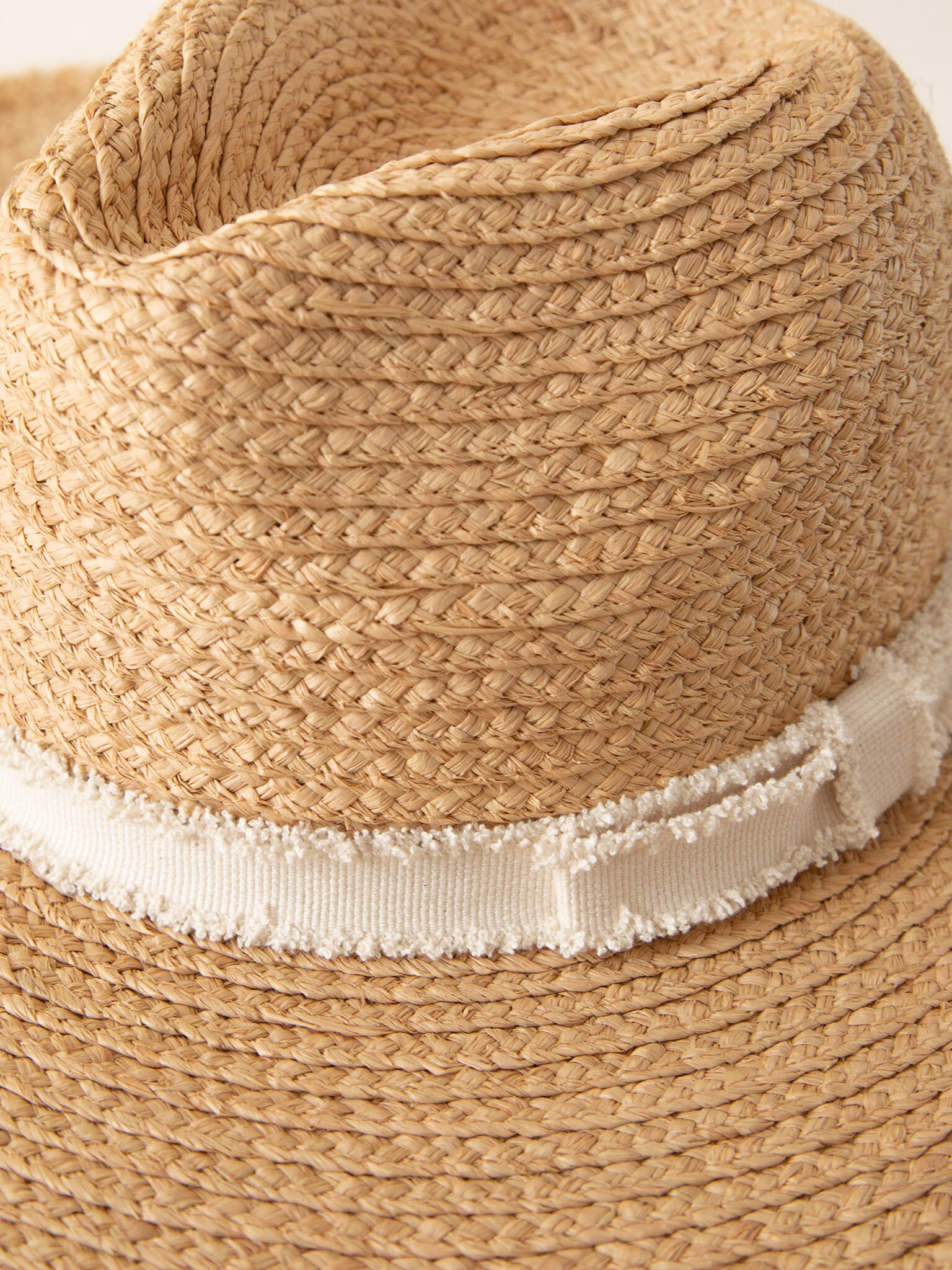LICHI - Online fashion store :: Ribbon-trimmed wide-brimmed straw hat