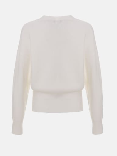 LICHI - Online fashion store :: Asymmetric ribbed-knit cardigan