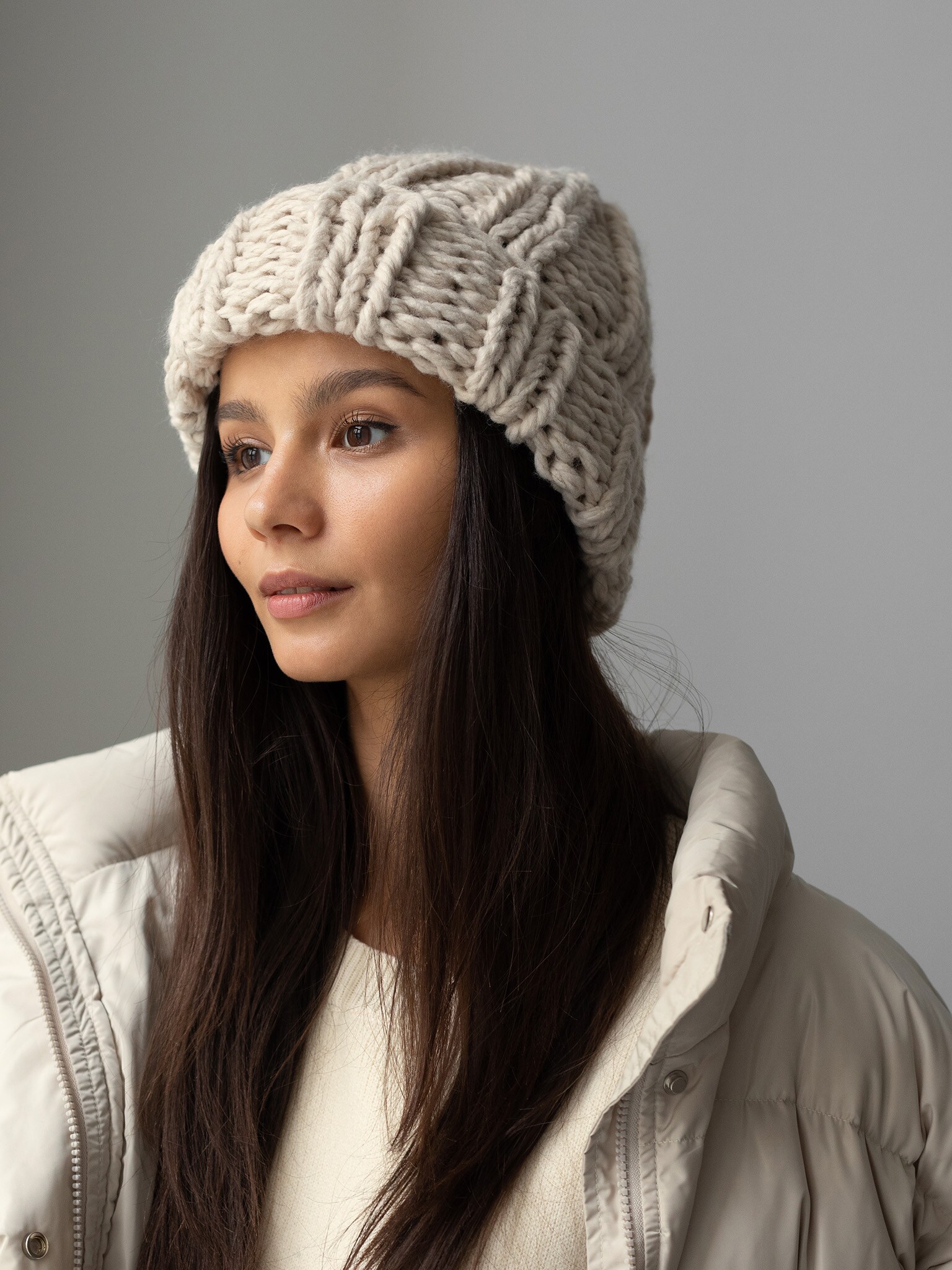 Chunkyknit beanie LICHI Online fashion store