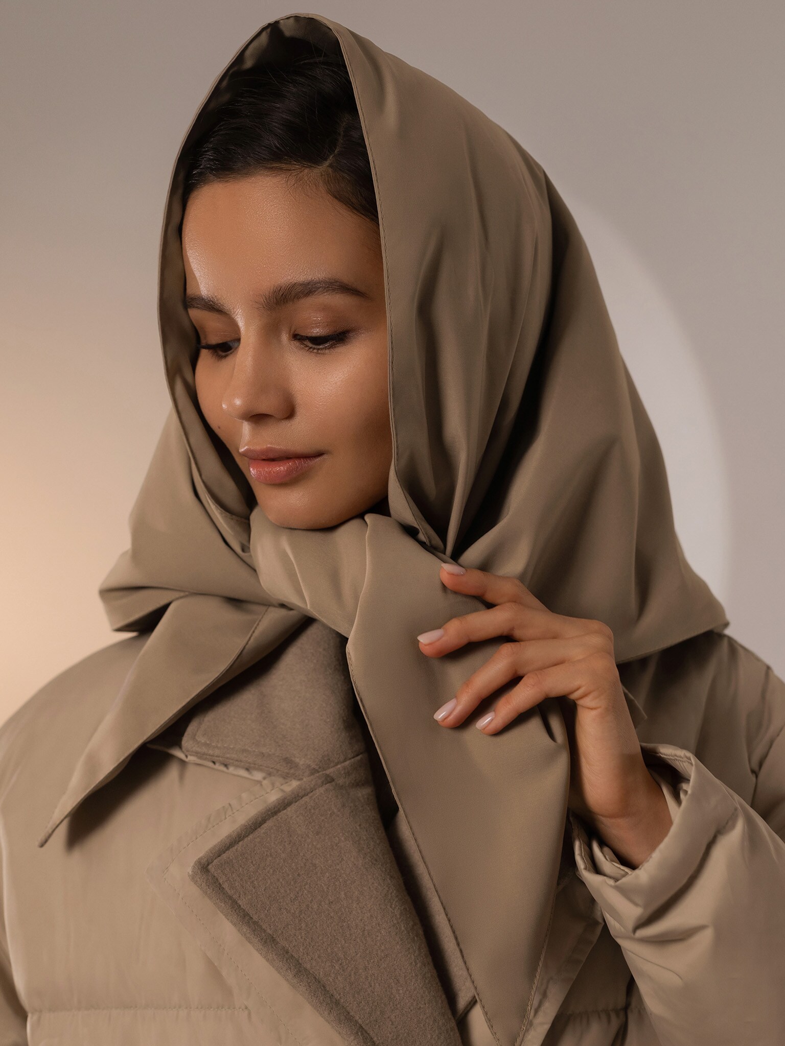Padded shawl