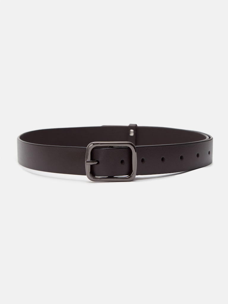 LICHI - Online fashion store :: Leather belt with wide buckle