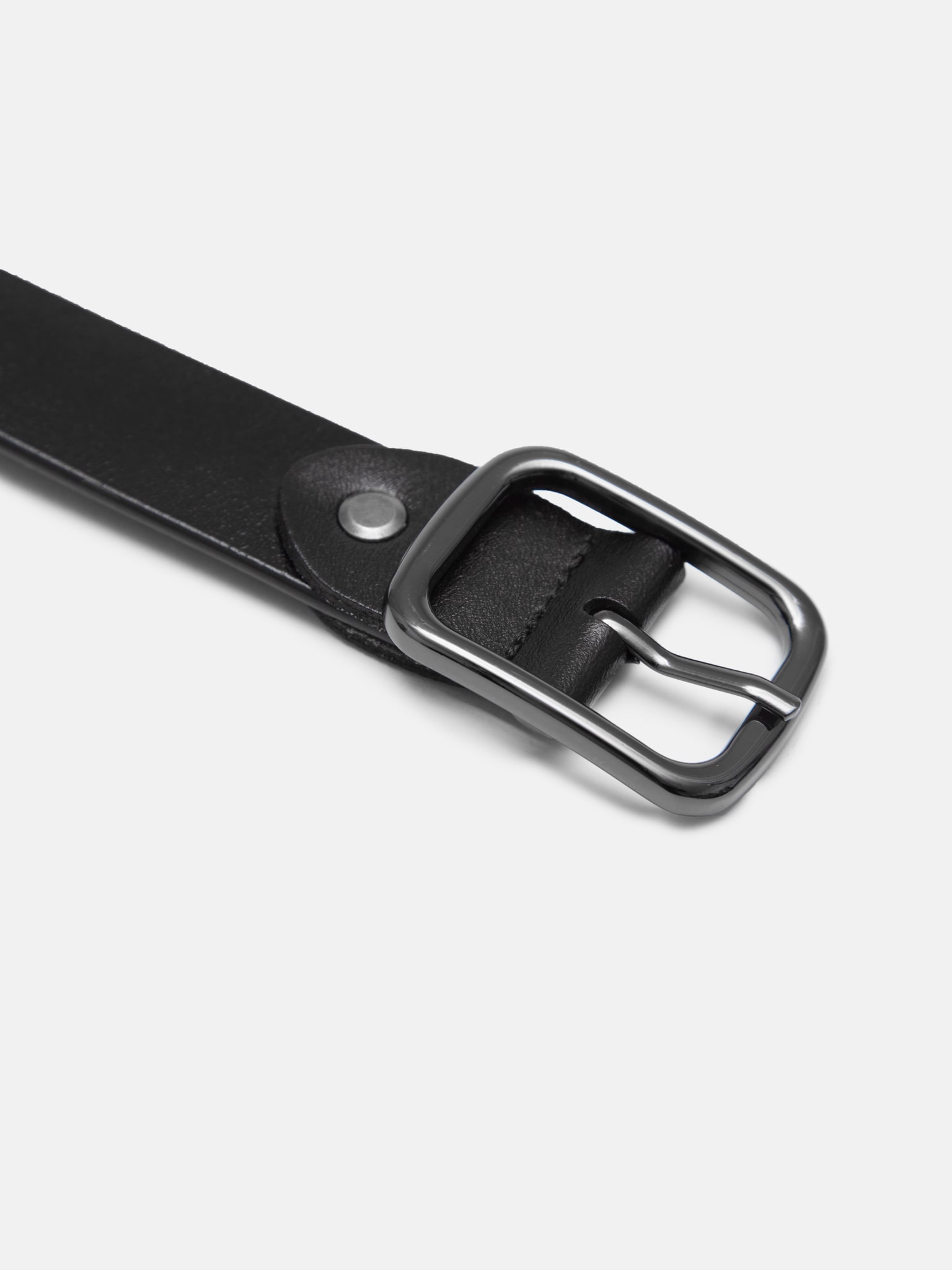 Rectangular-buckle belt