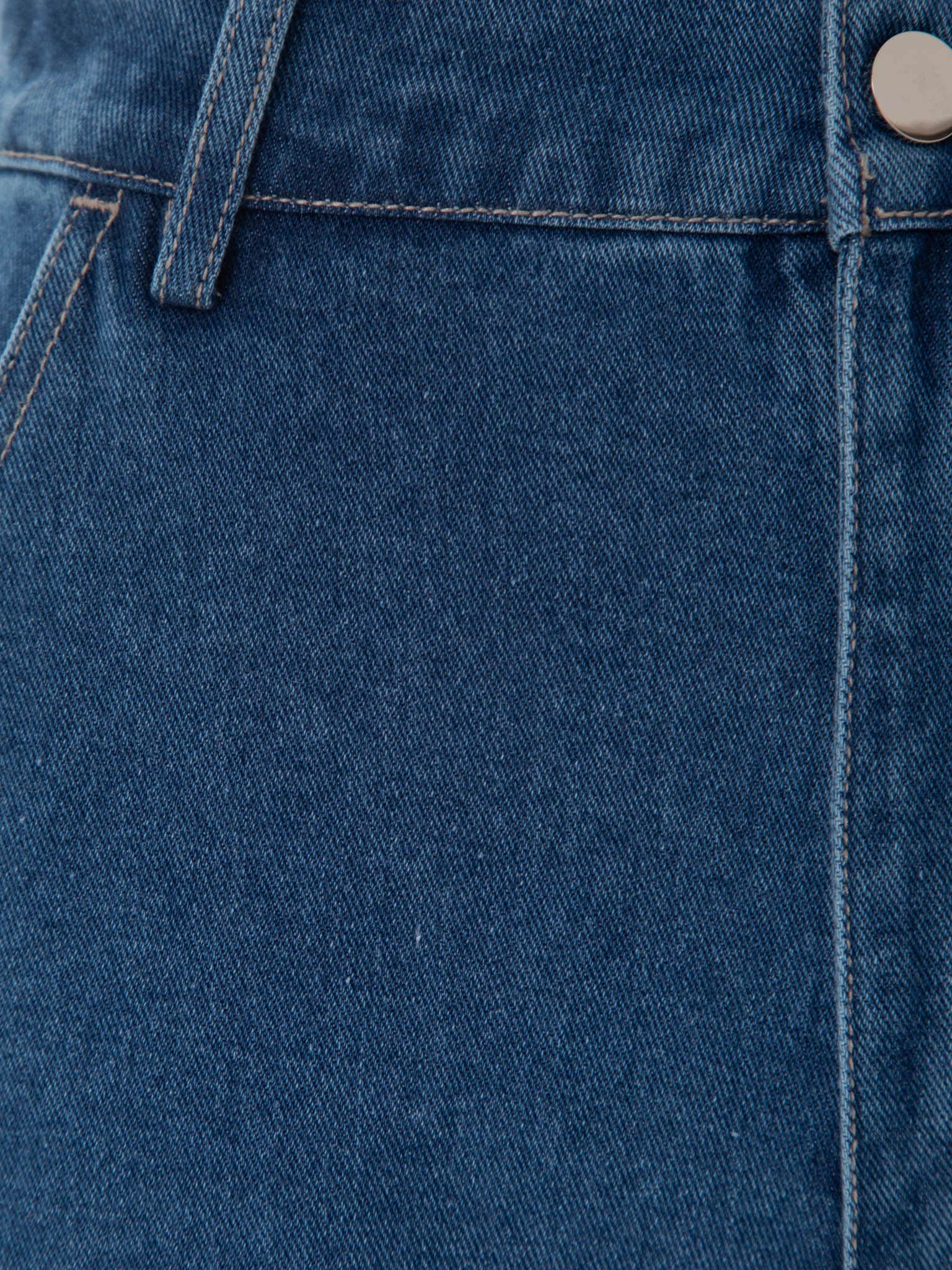 Hochgeschnittene Flared-Jeans
