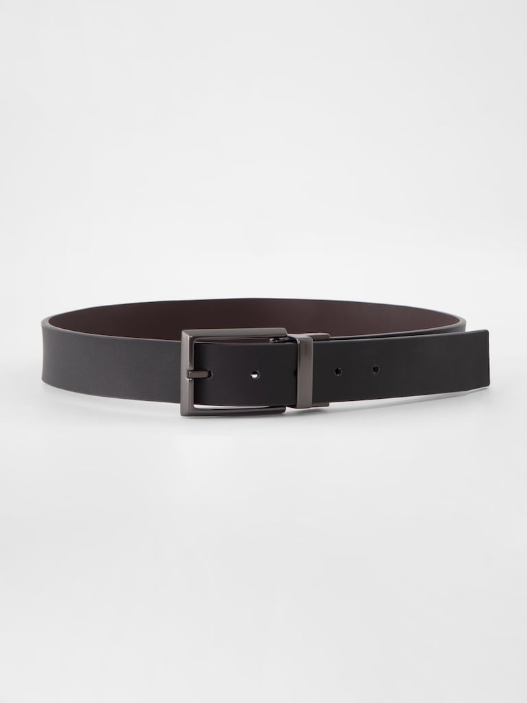 LICHI - Online fashion store :: Rectangular-buckle leather belt