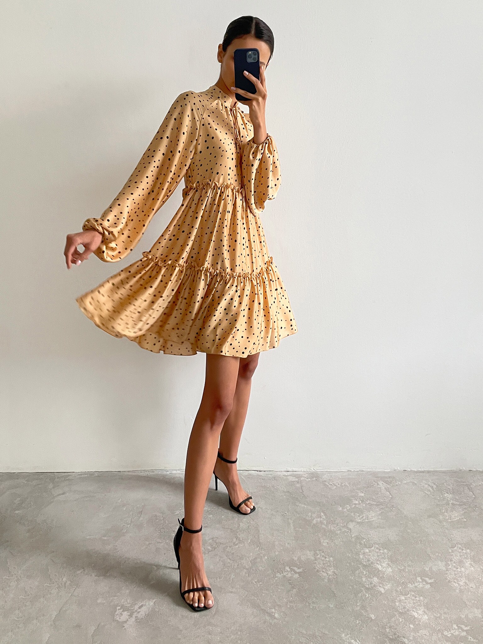 Tiered mini dress