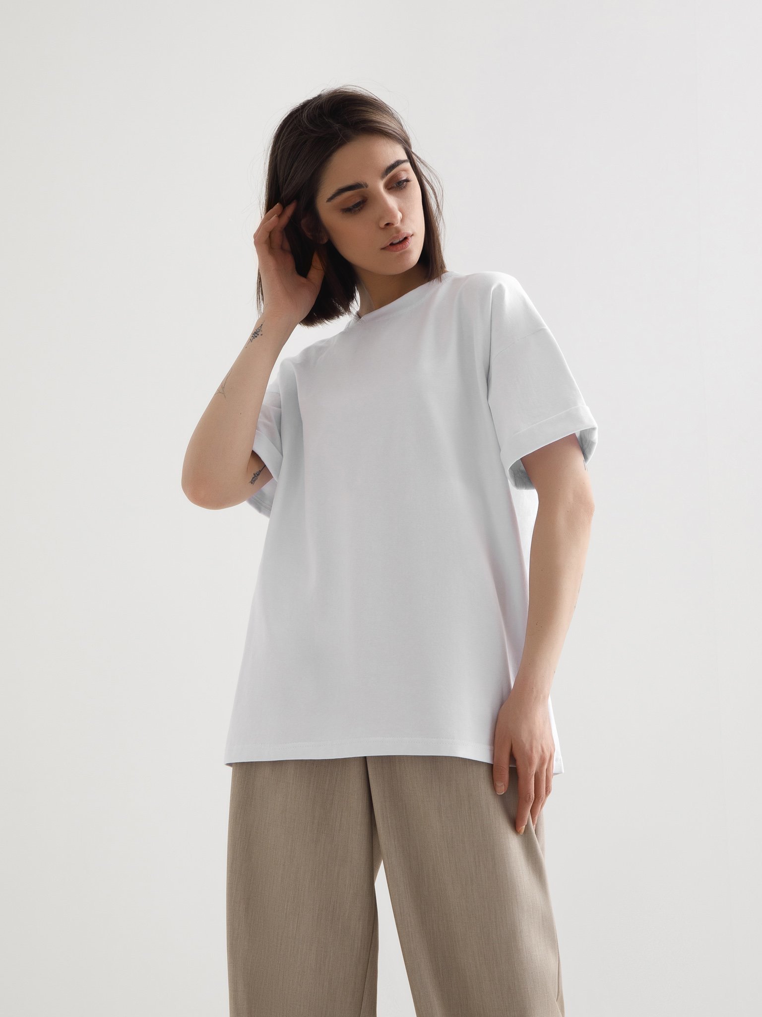 Cotton-jersey T-shirt :: LICHI - Online fashion store