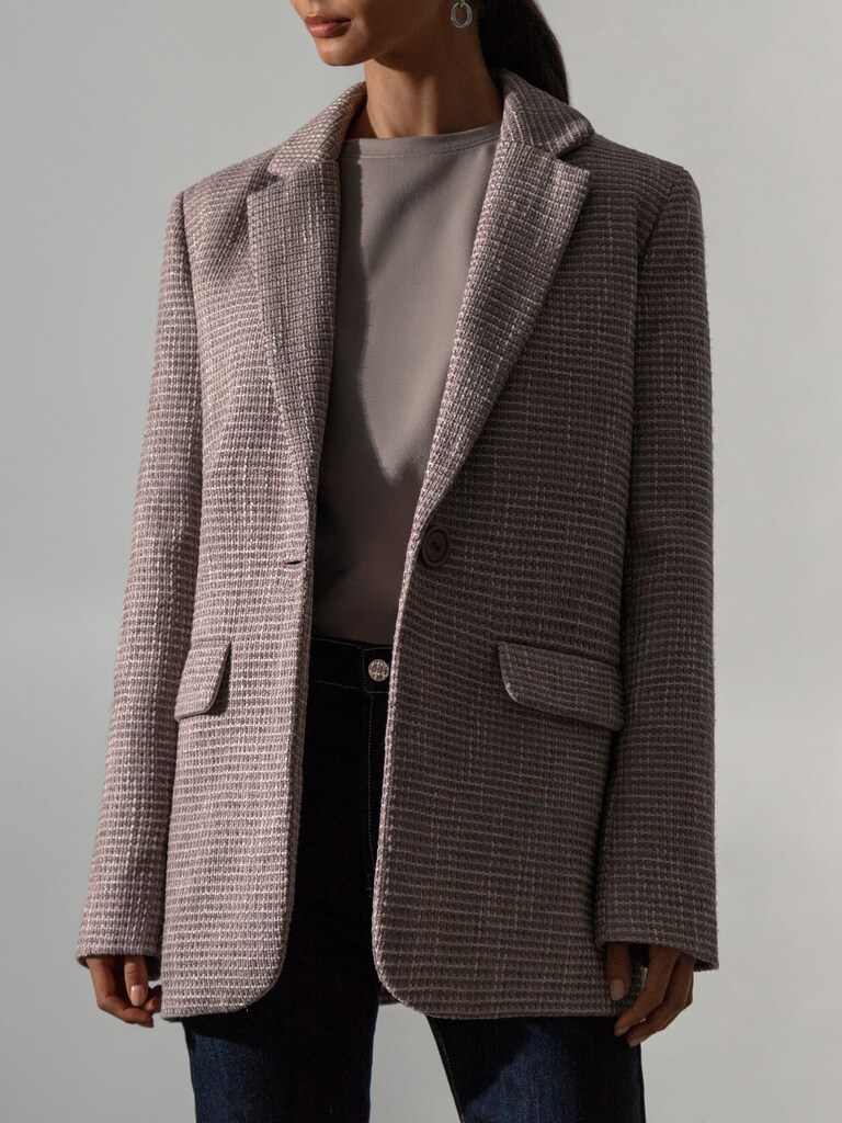 Cropped tweed jacket :: LICHI - Online fashion store