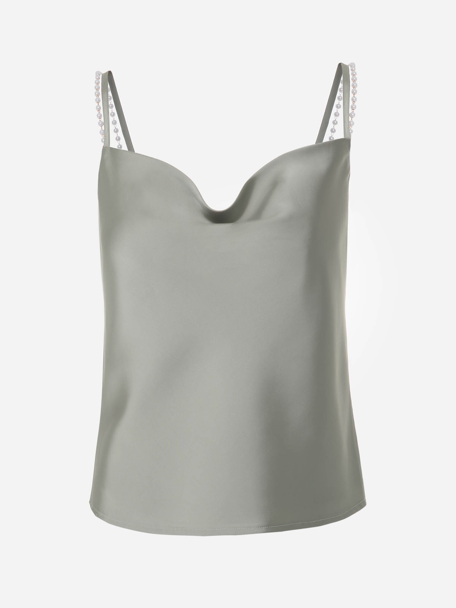 Pearl-embellished camisole