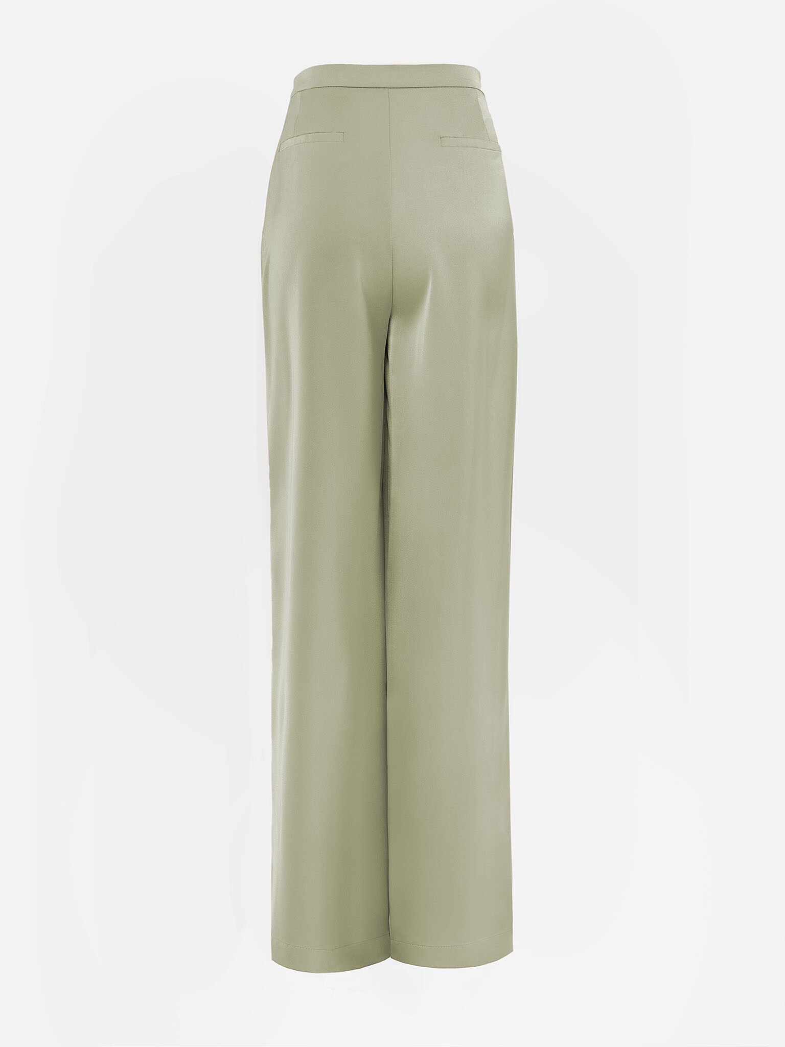 Flowing high-rise wide-leg pants :: LICHI - Online fashion store