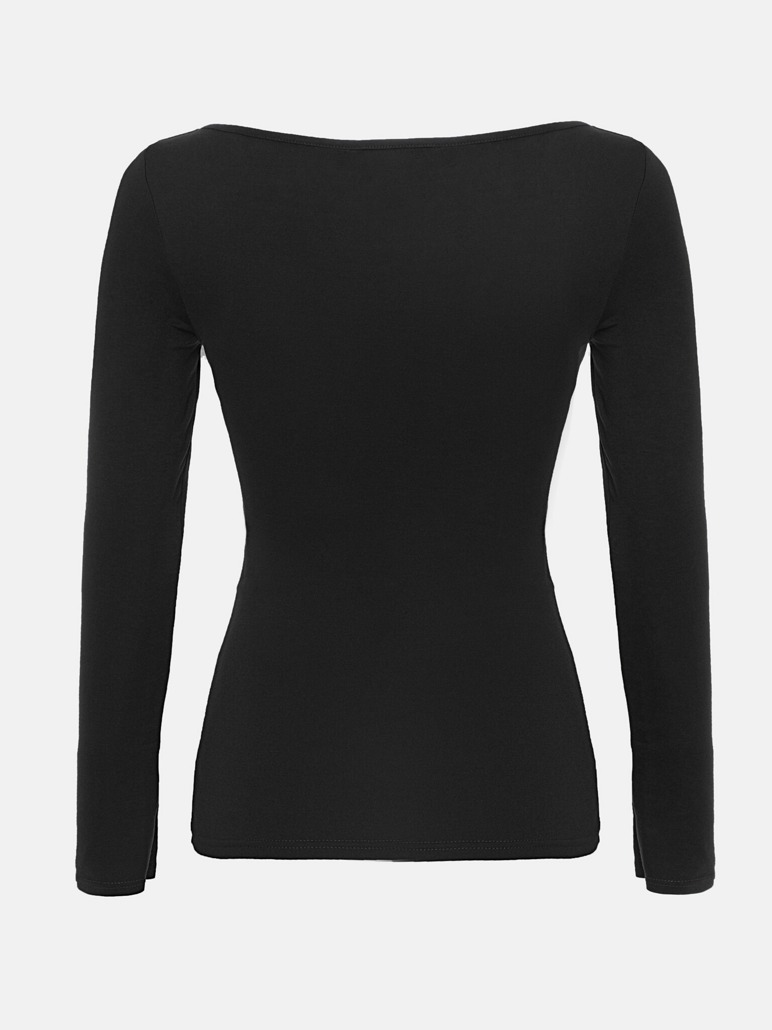 Sweetheart-neckline long sleeve top :: LICHI - Online fashion store