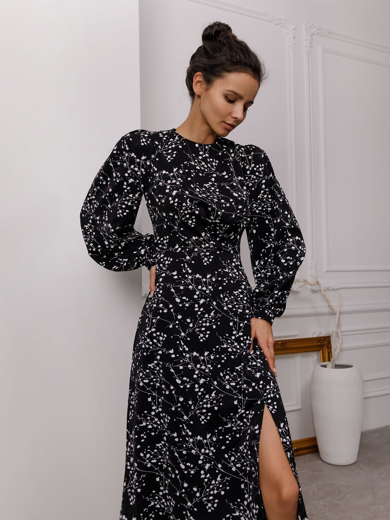 LICHI - Online fashion store :: Draped midi dress
