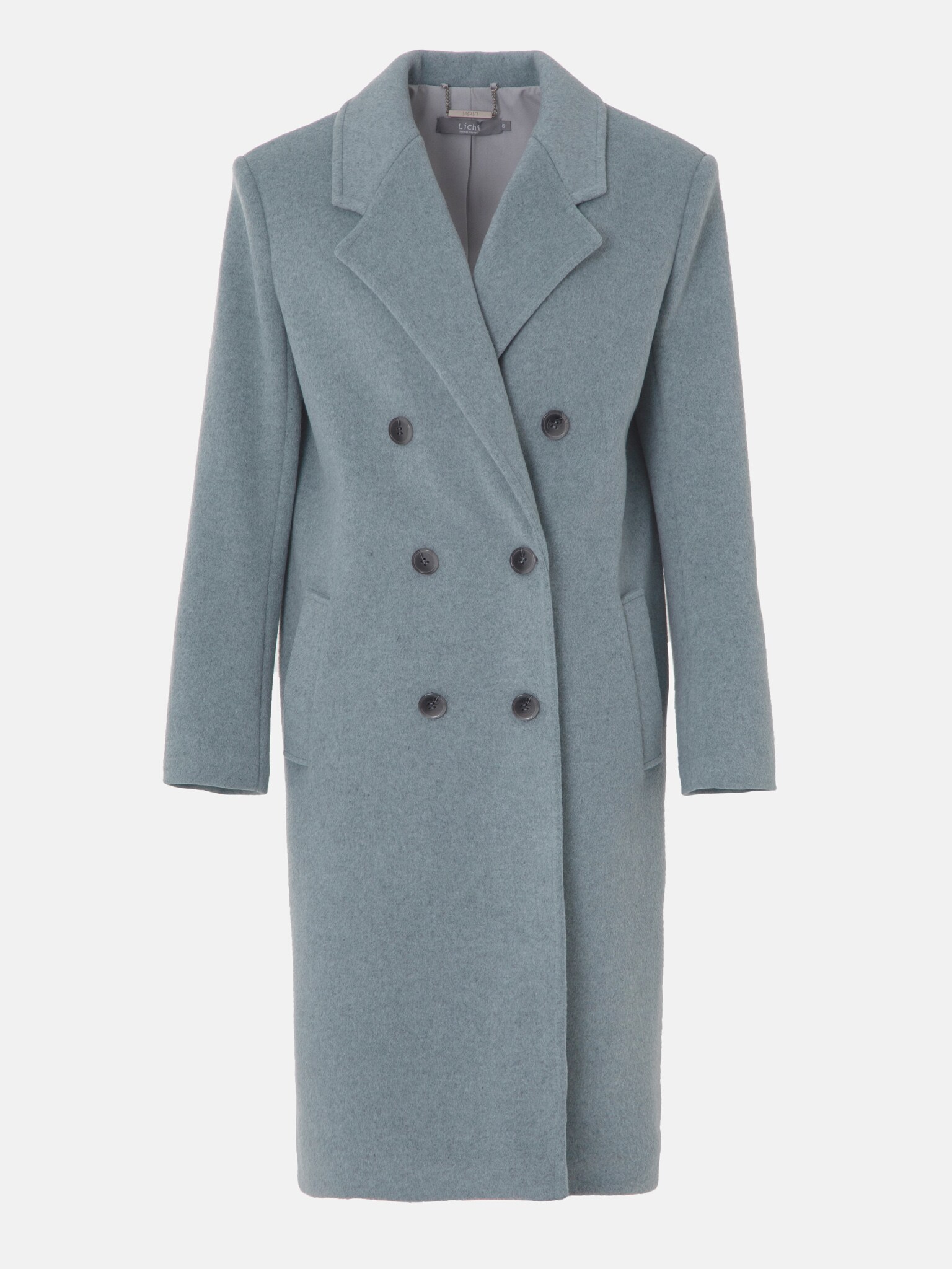 LICHI - Online fashion store :: Double-breasted wool-blend coat