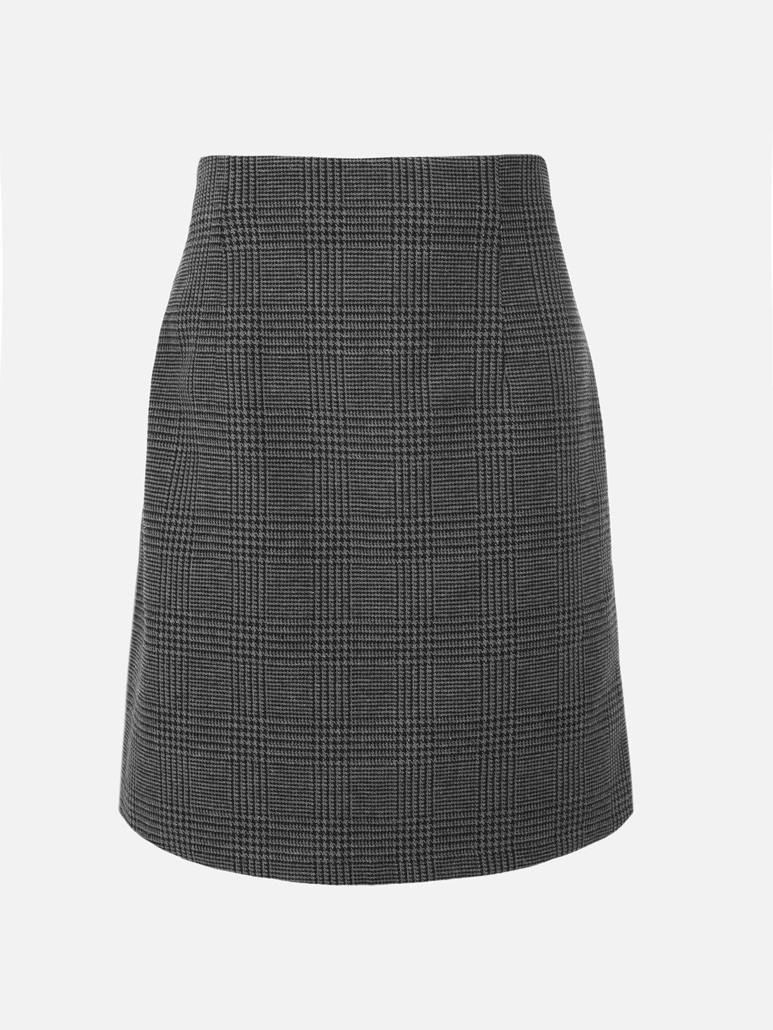 Checked A-line mini skirt :: LICHI - Online fashion store