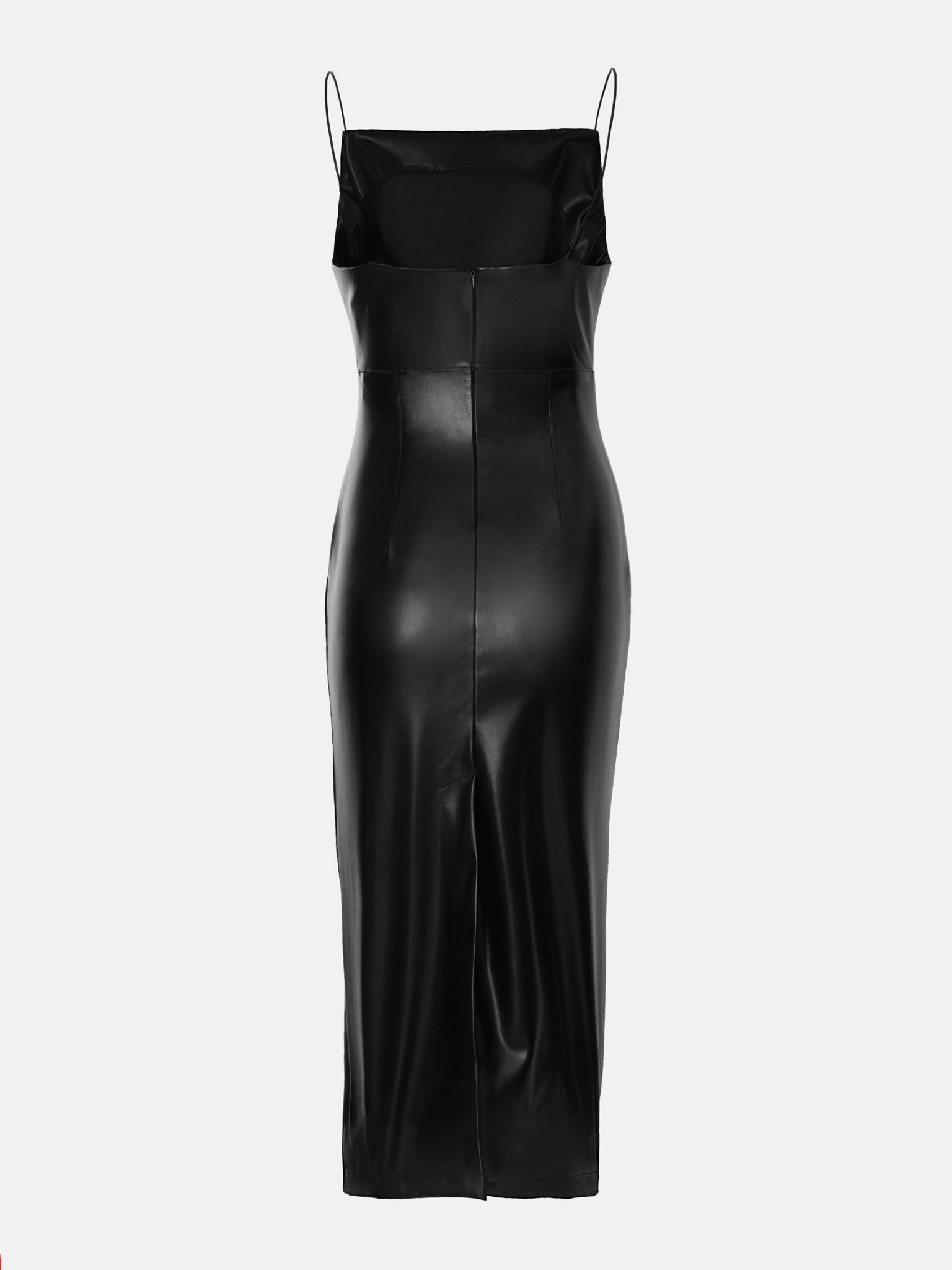 LICHI - Online fashion store :: Vegan-leather midi dress