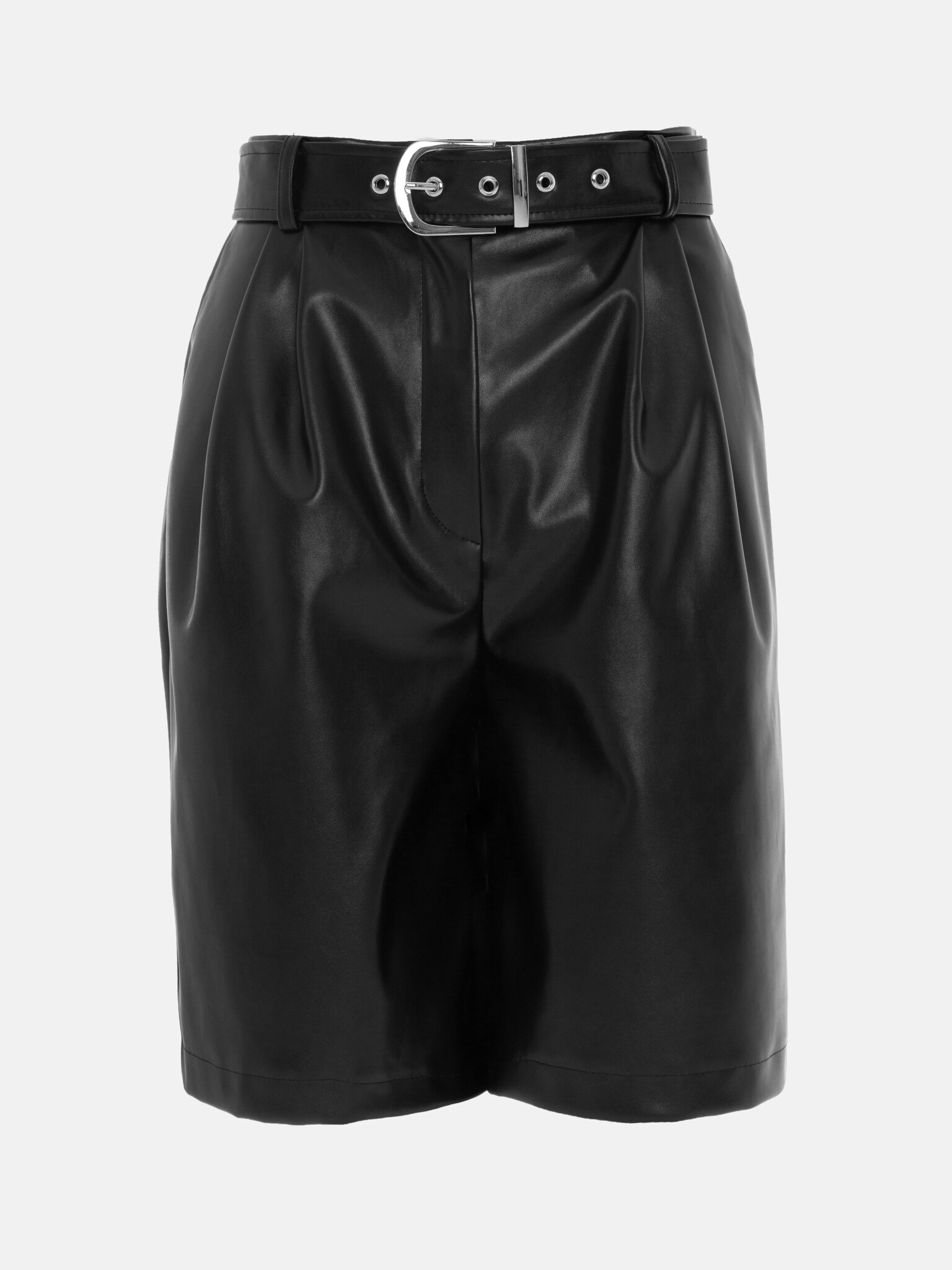 LICHI - Online fashion store :: Vegan-leather bermuda shorts