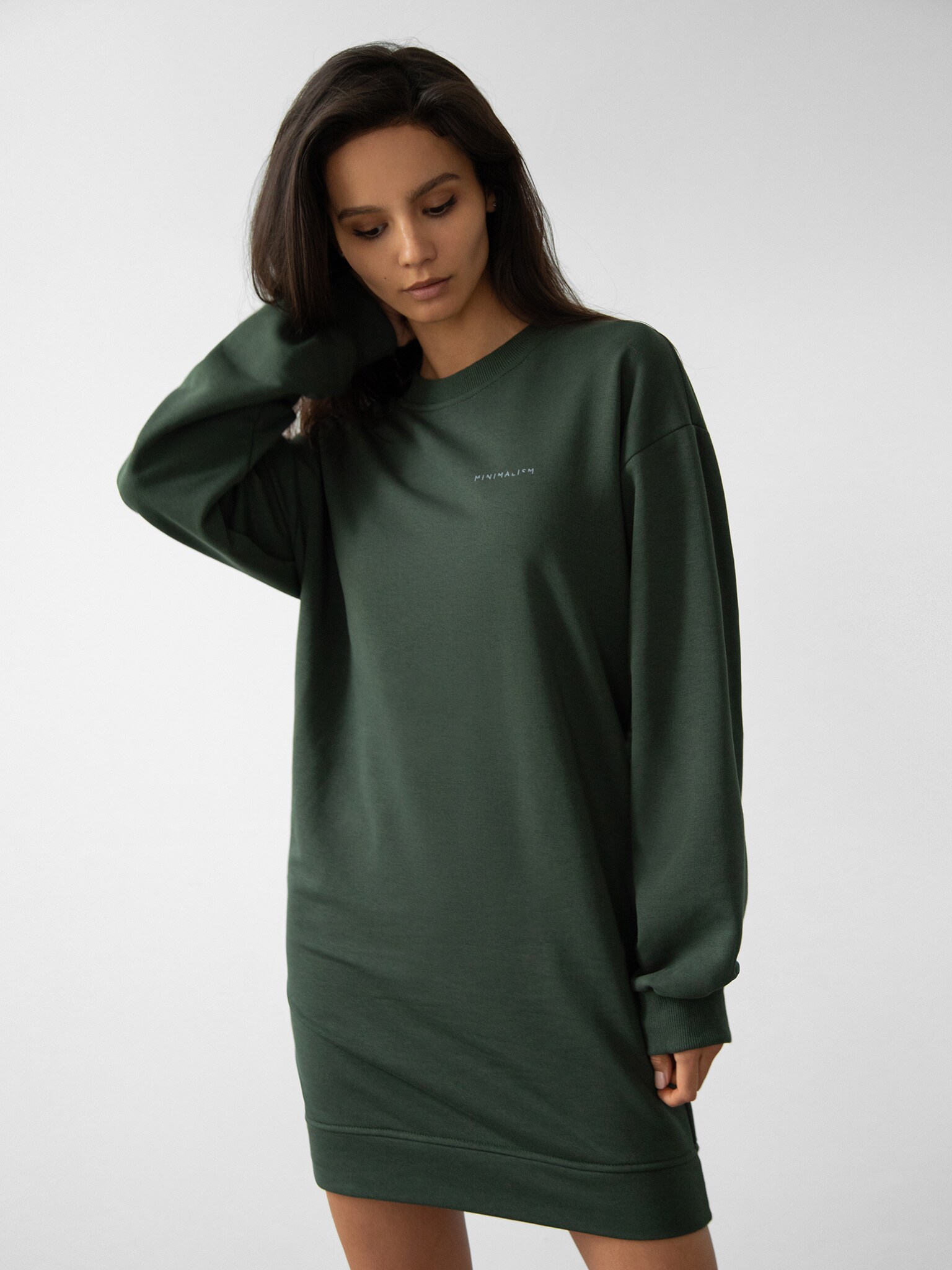 LICHI - Online fashion store :: Cotton-blend sweatshirt dress