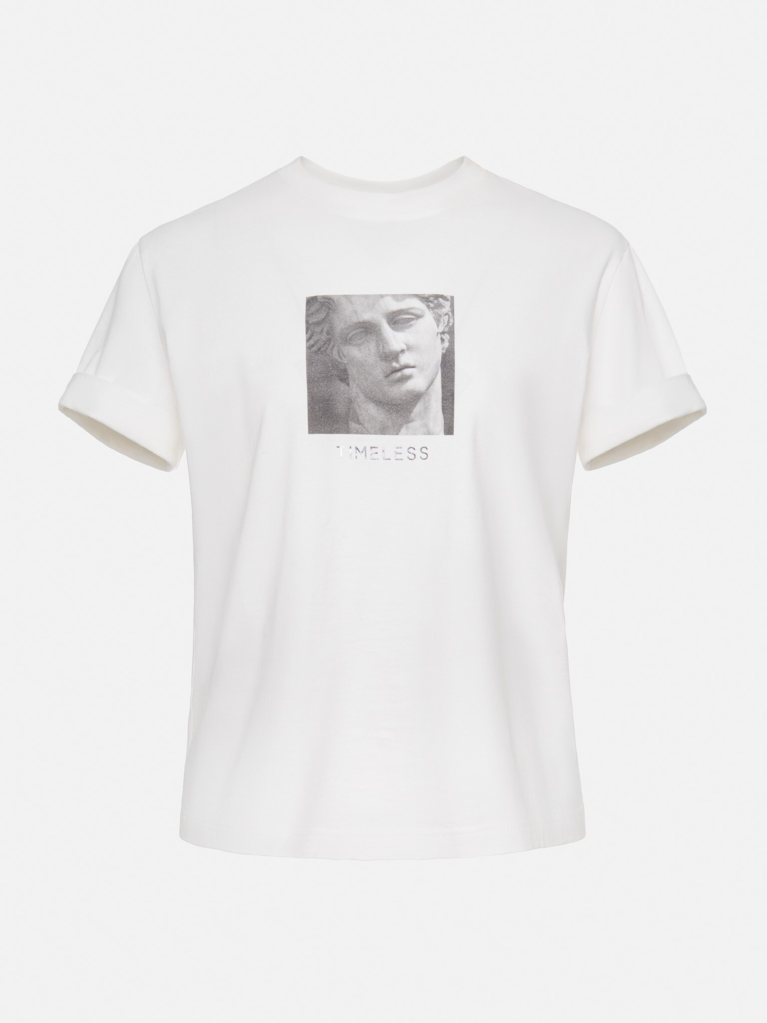 Art printed cotton-jersey T-shirt :: LICHI - Online fashion store