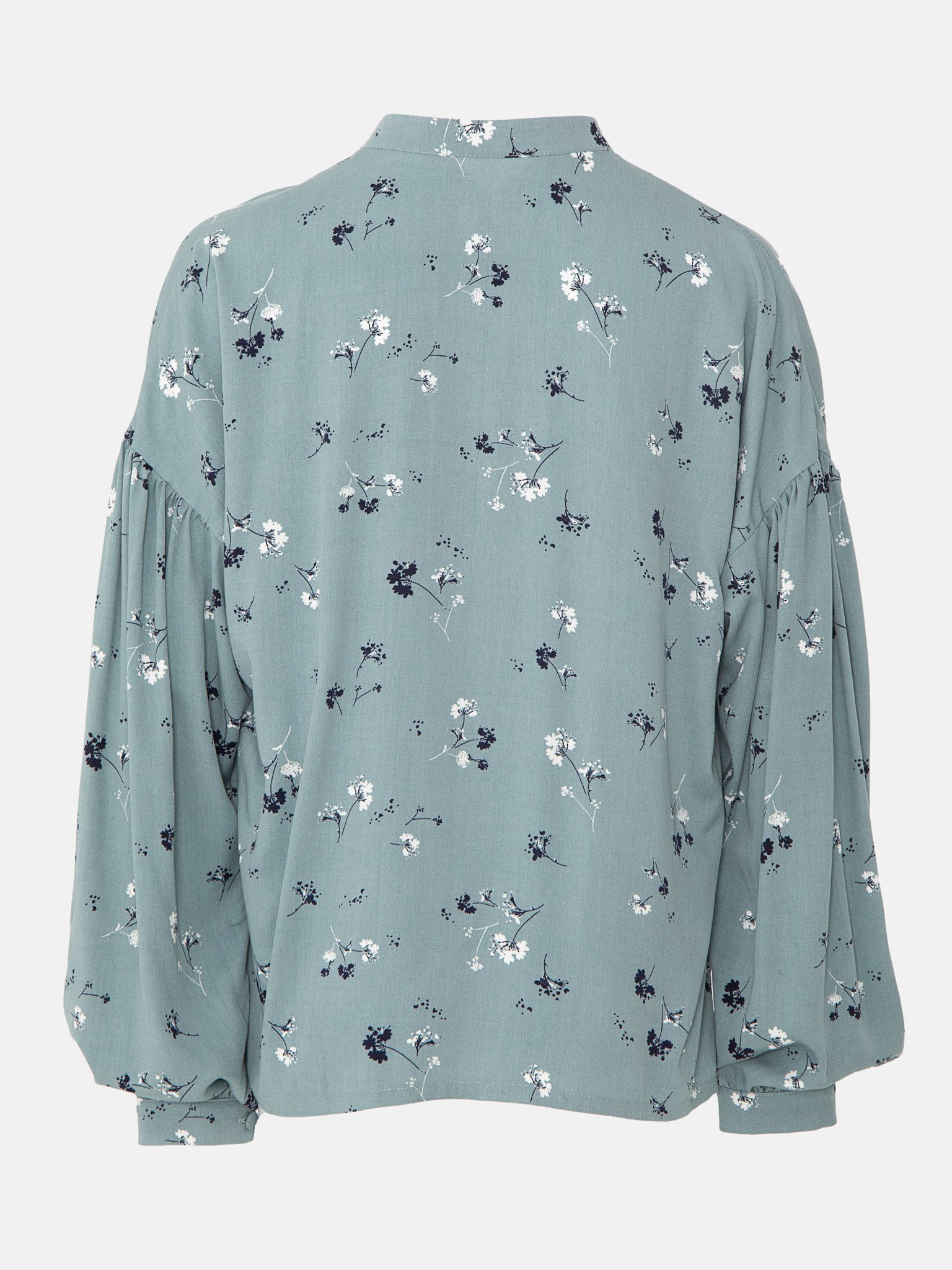 Свободная блузка с цветочным принтом