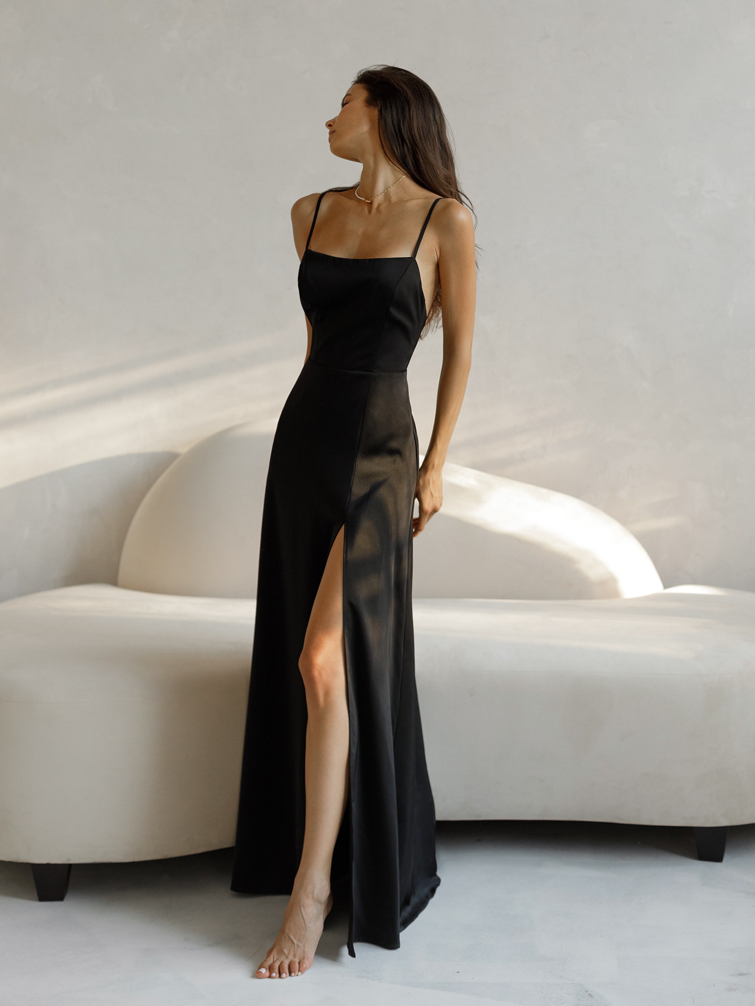 LICHI - Online fashion store :: Open-back maxi dress