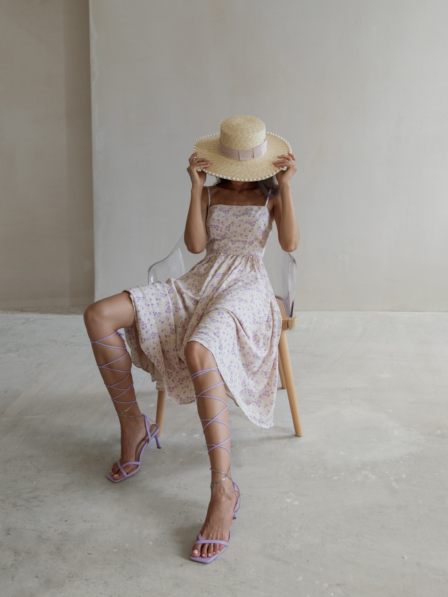Floral midi dress