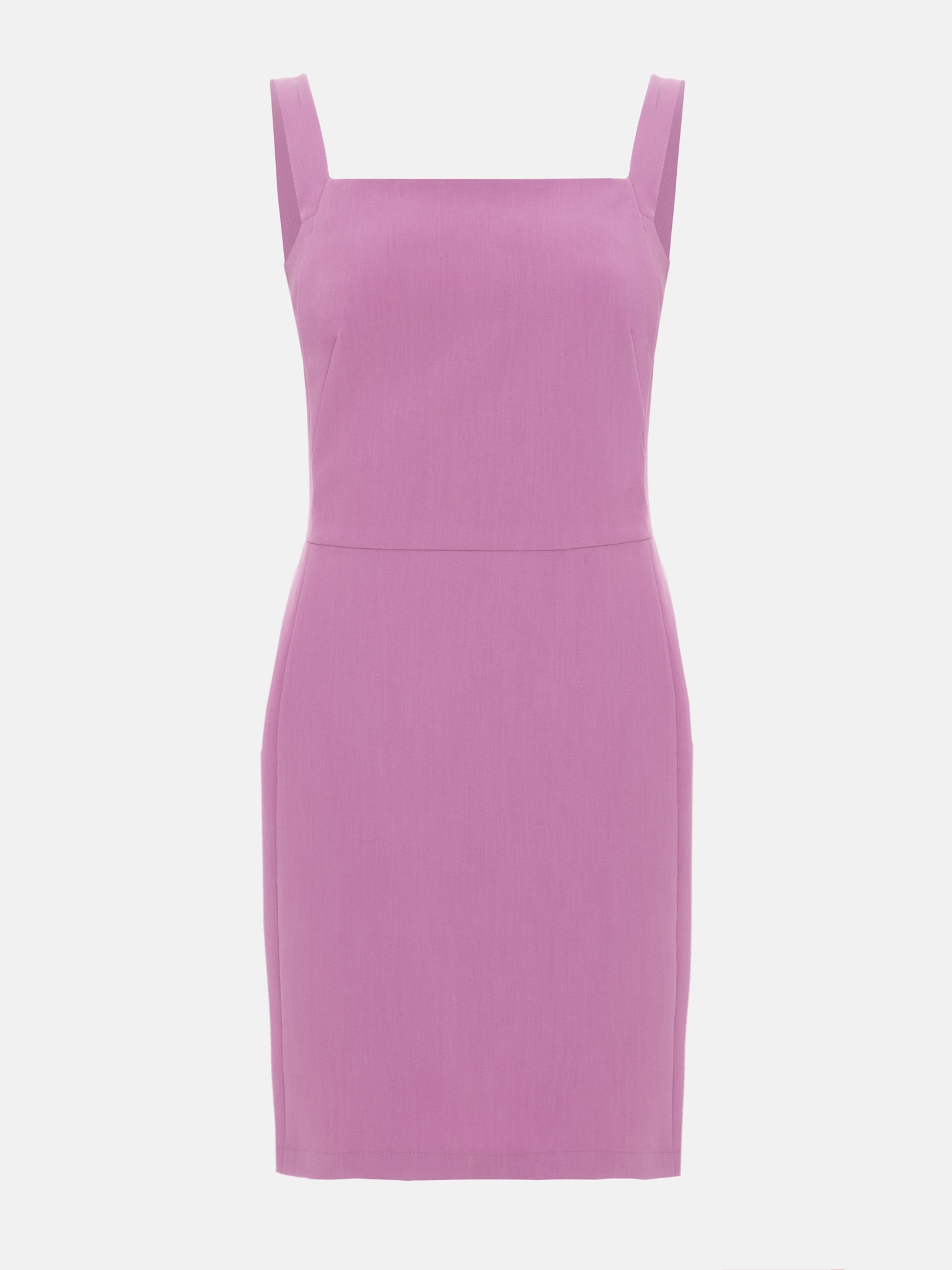 Wide-strap square-neck mini dress :: LICHI - Online fashion store
