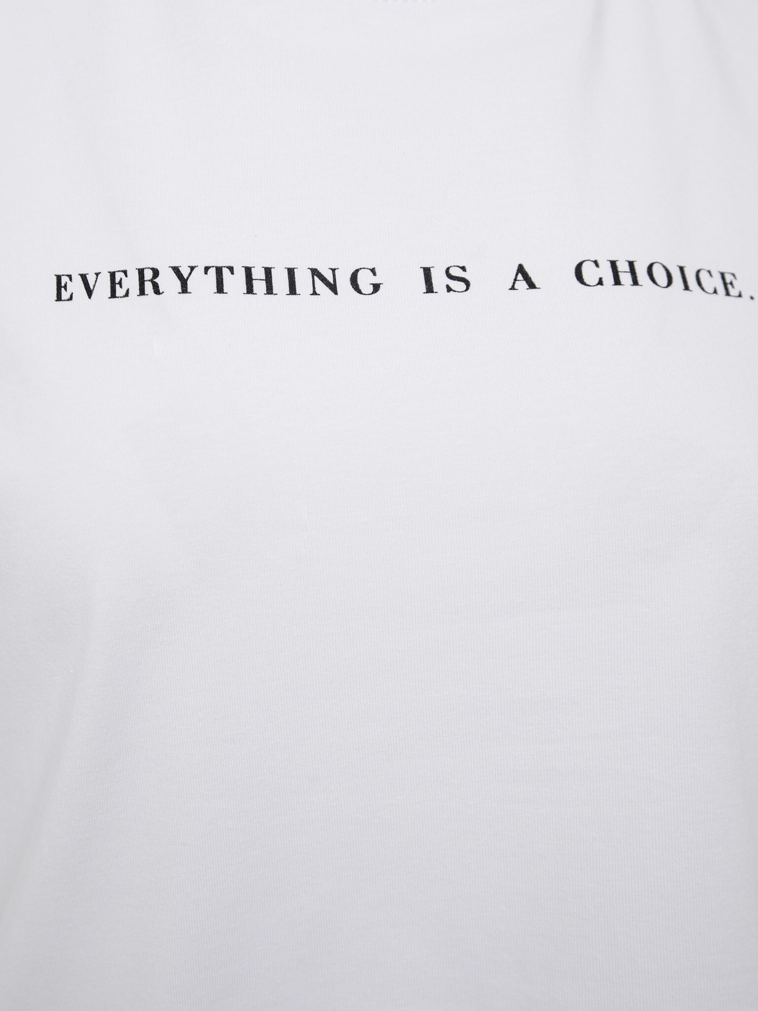Gerade geschnittenes T-Shirt mit Slogan-Print