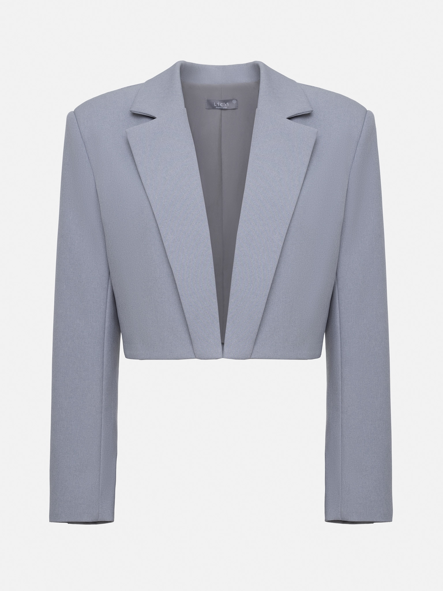 Cropped suit-inspired blazer