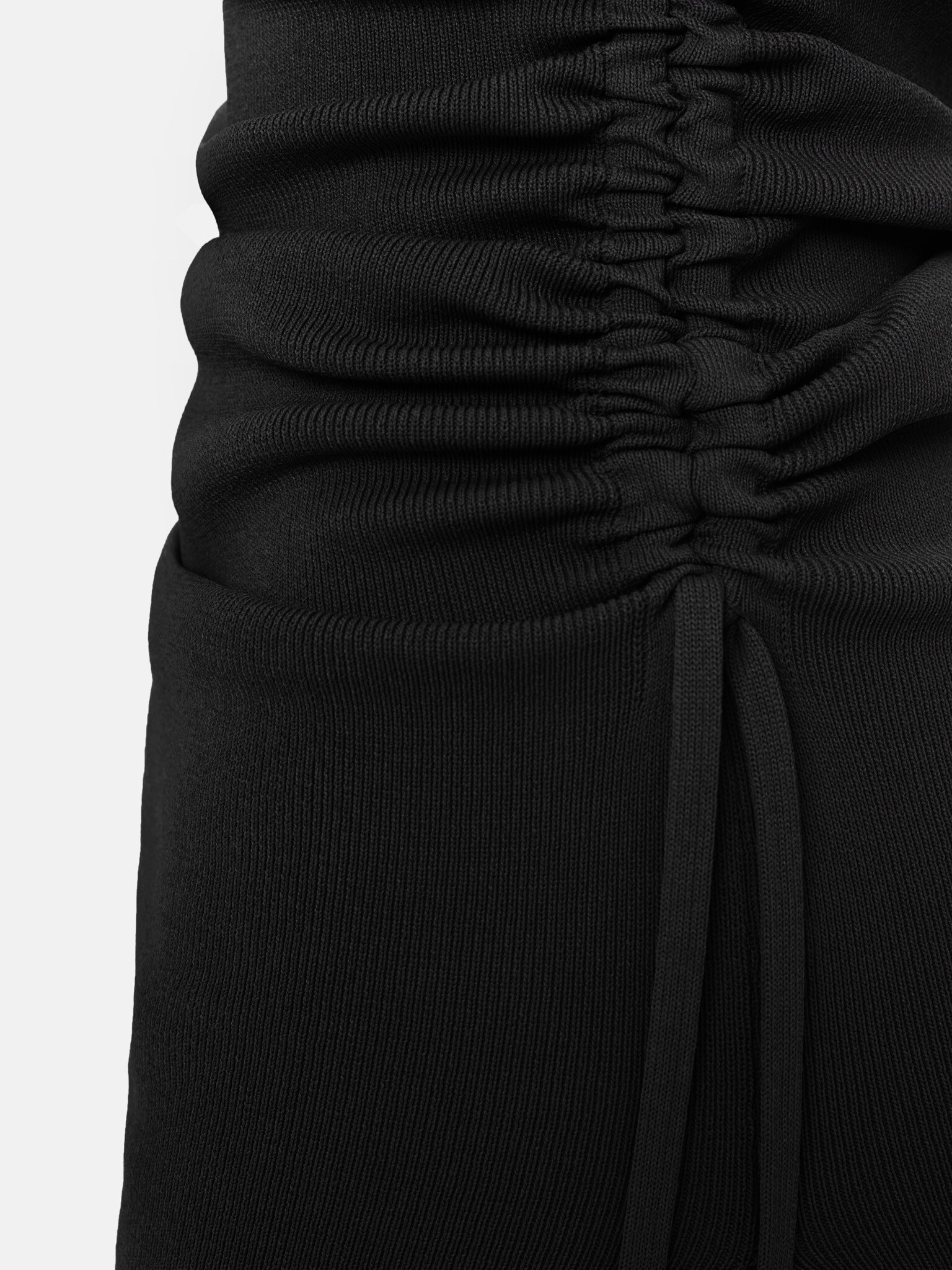Drawstring knit-jersey mini dress :: LICHI - Online fashion store