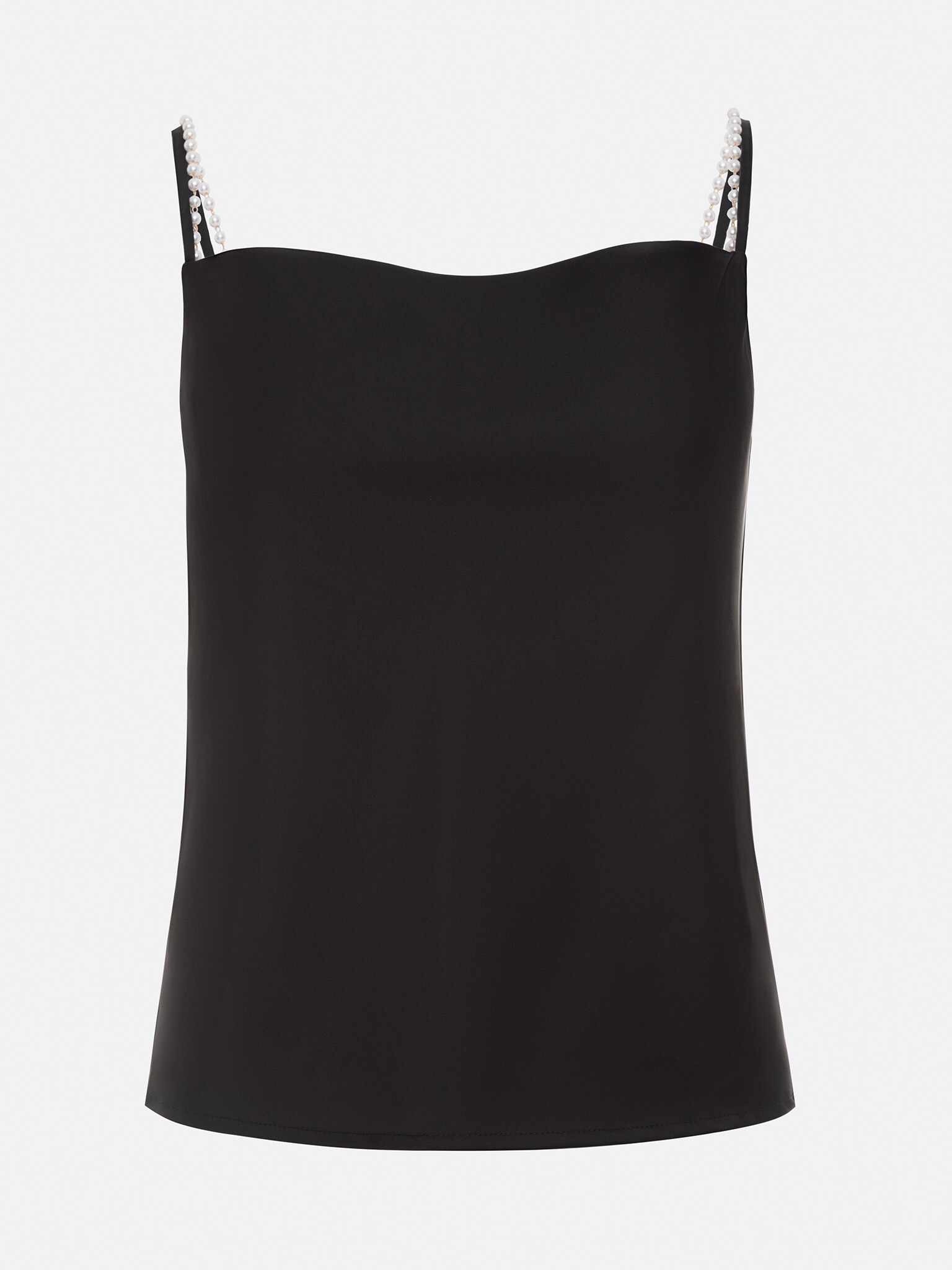 Pearl-embellished camisole