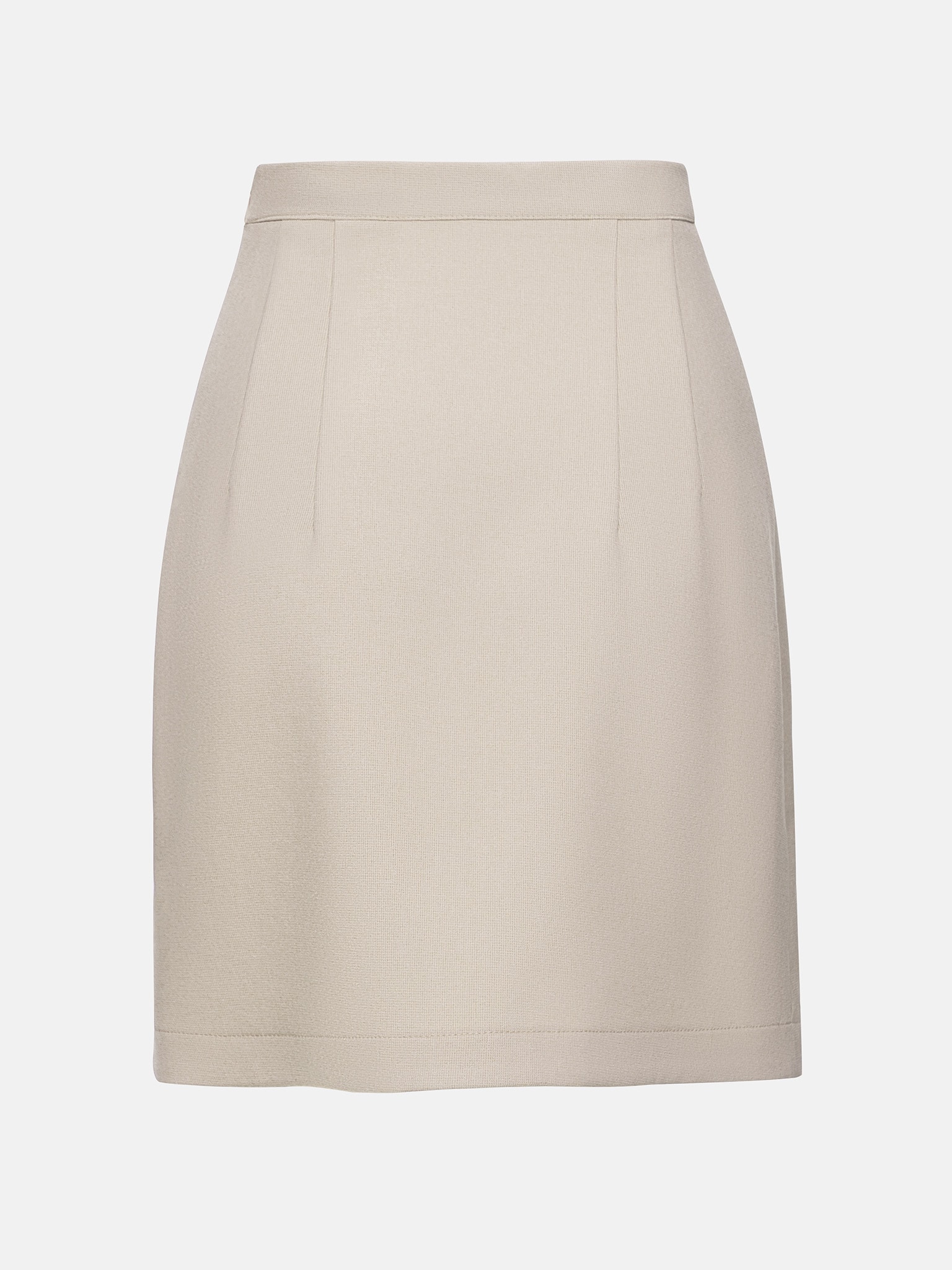 Slit-detailed mini skirt