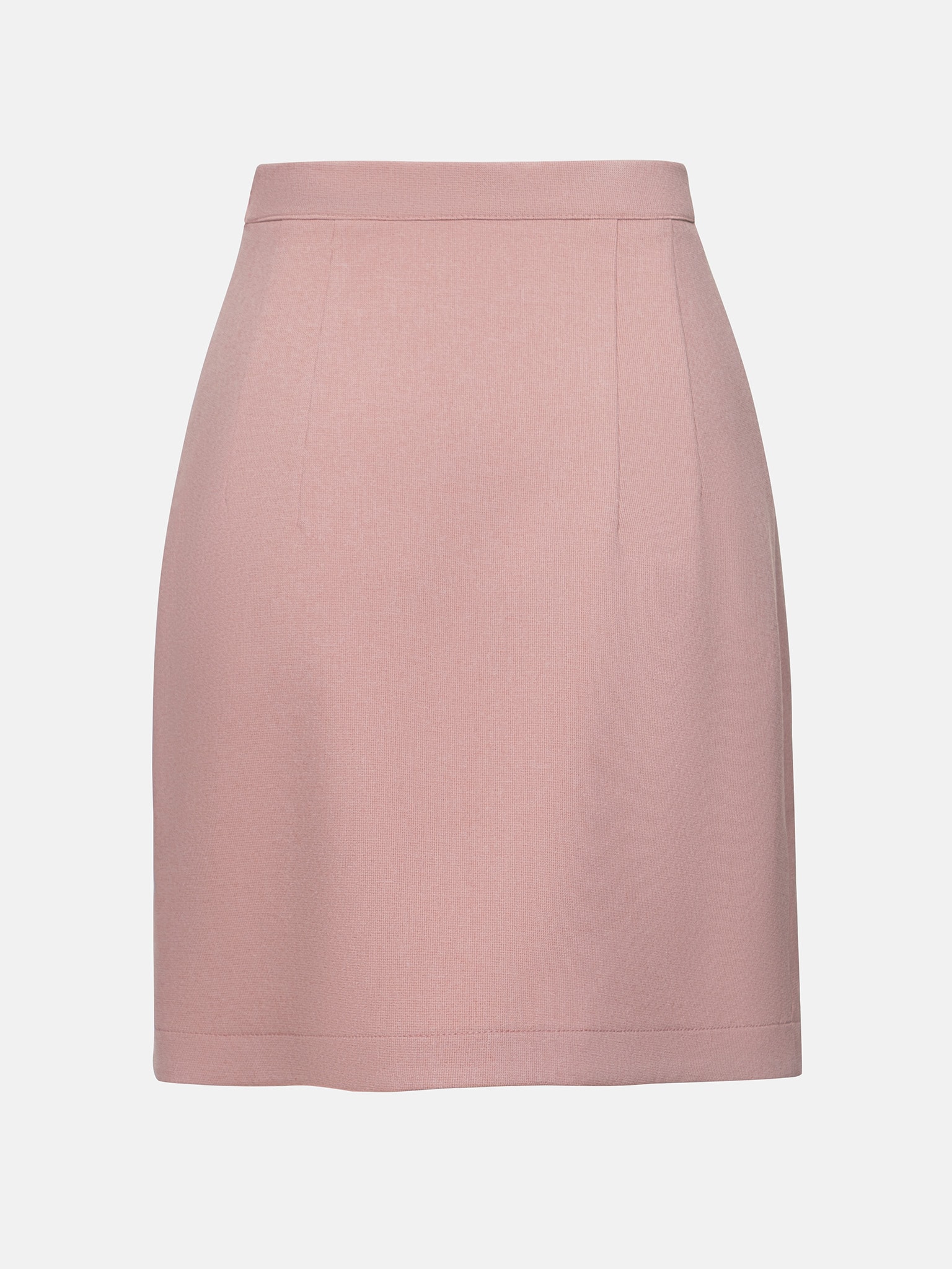 Slit-detailed mini skirt