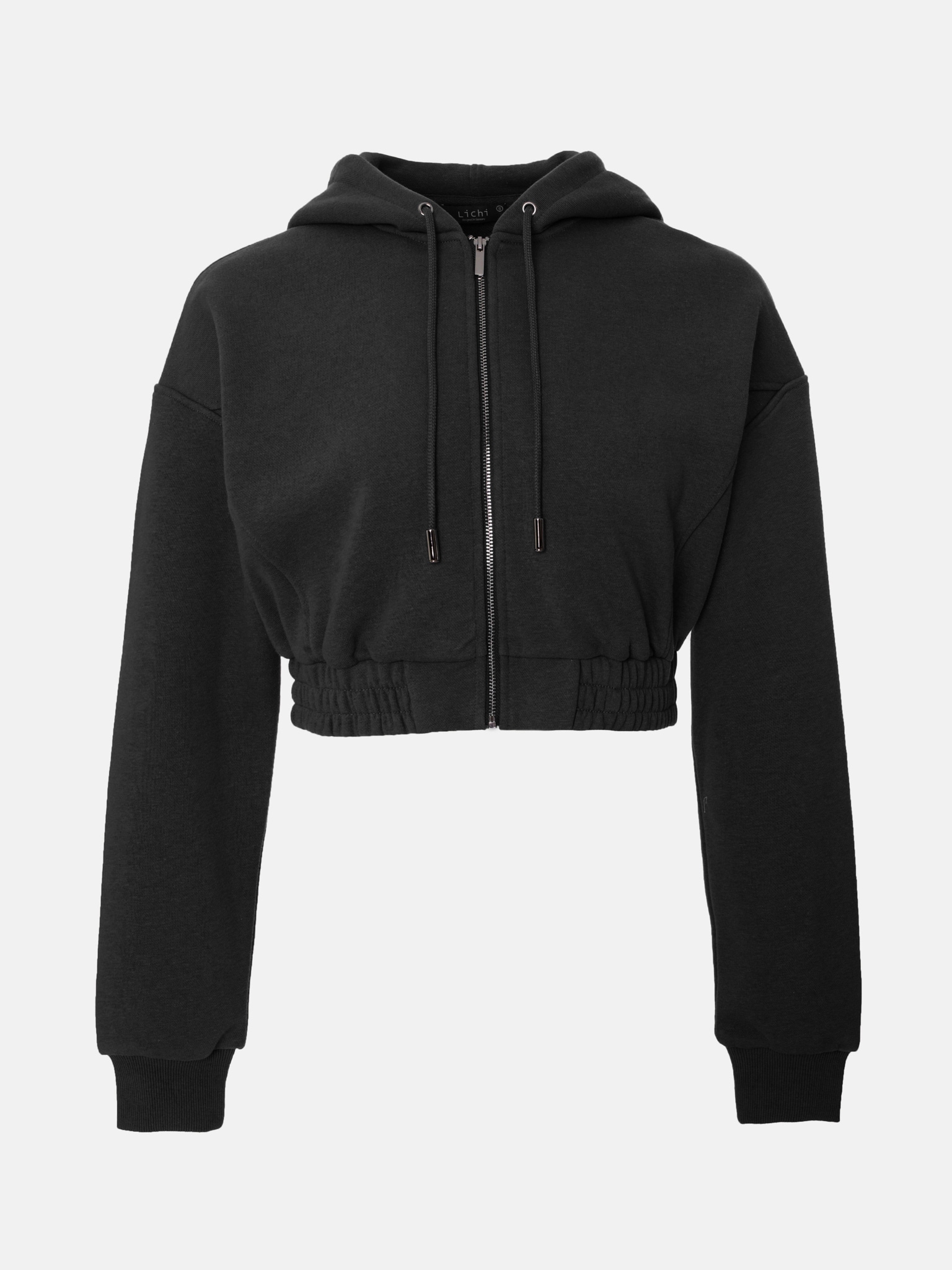 LICHI - Online fashion store :: Cropped zip-up hoodie