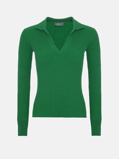 LICHI - Online fashion store :: Slim polo sweater
