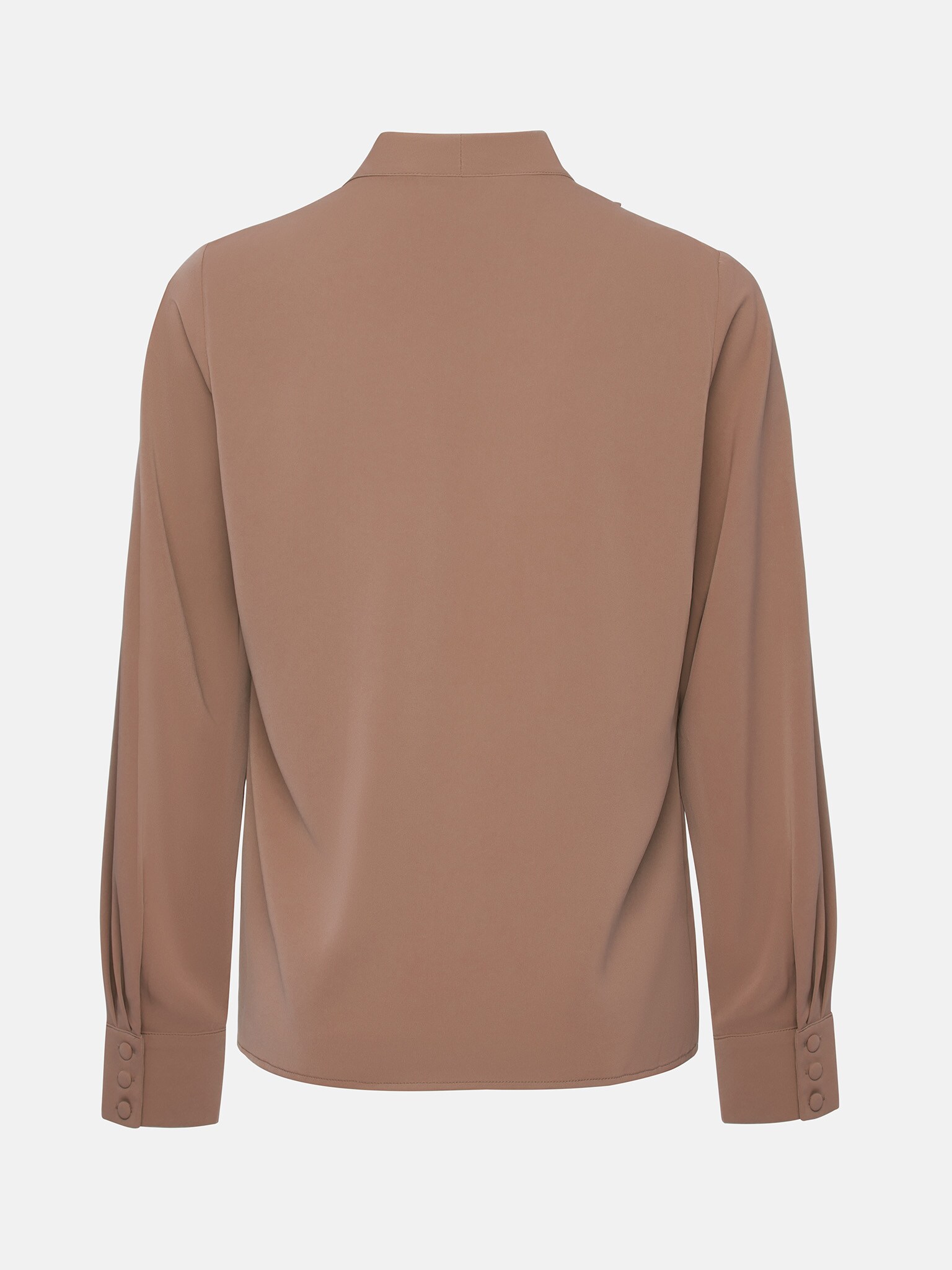 Locker geschnittene Bluse mit Wickeleffekt