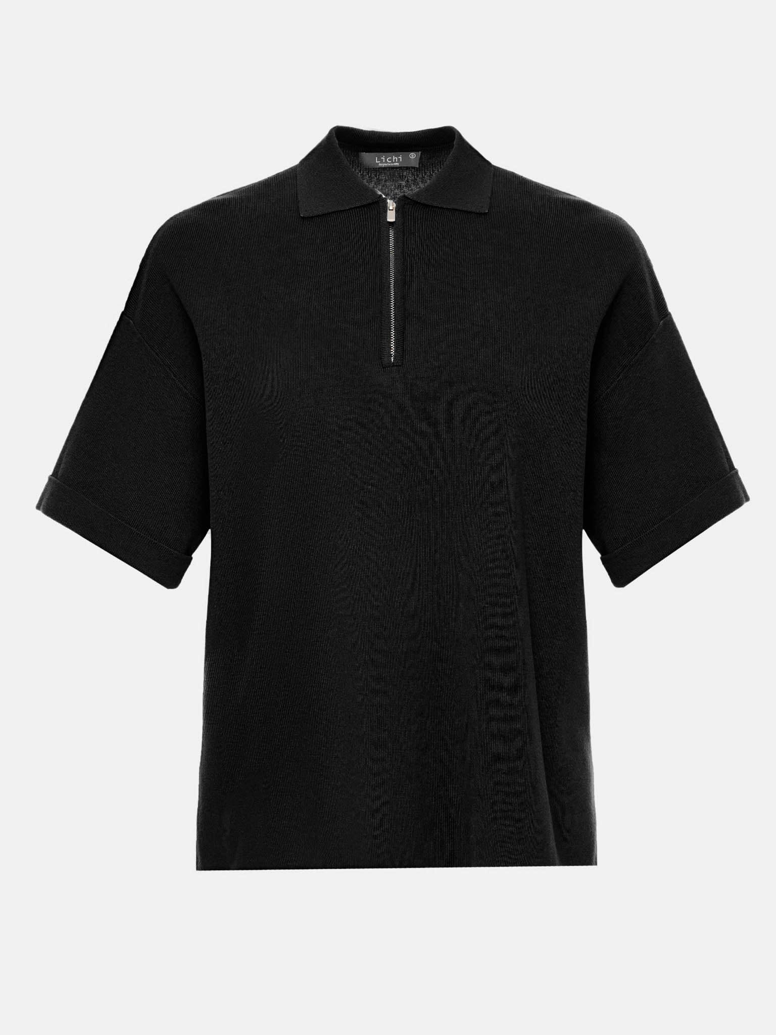 Relaxed polo shirt