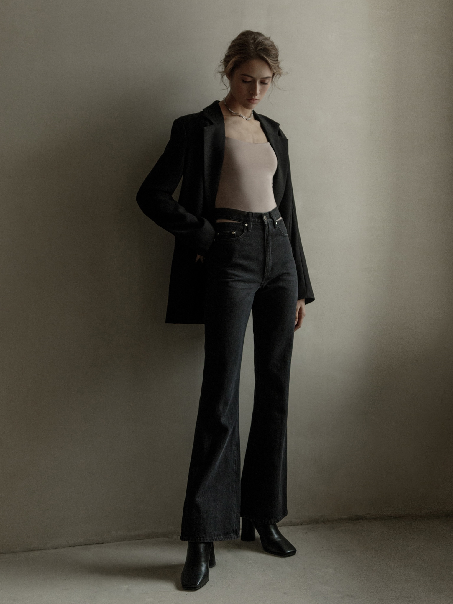 LICHI - Online fashion store :: Flared cutout jeans