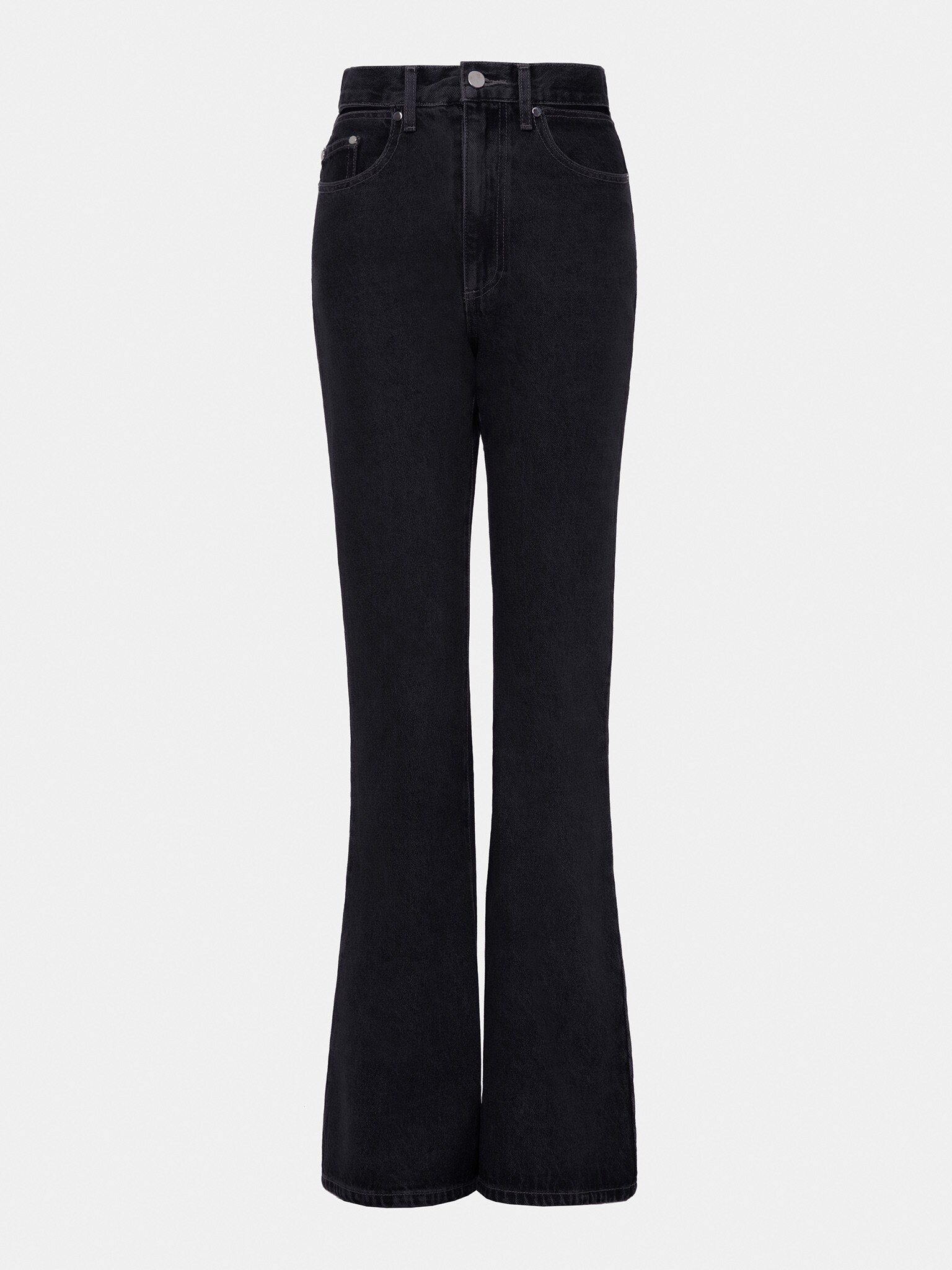 Flared cutout jeans :: LICHI - Online fashion store