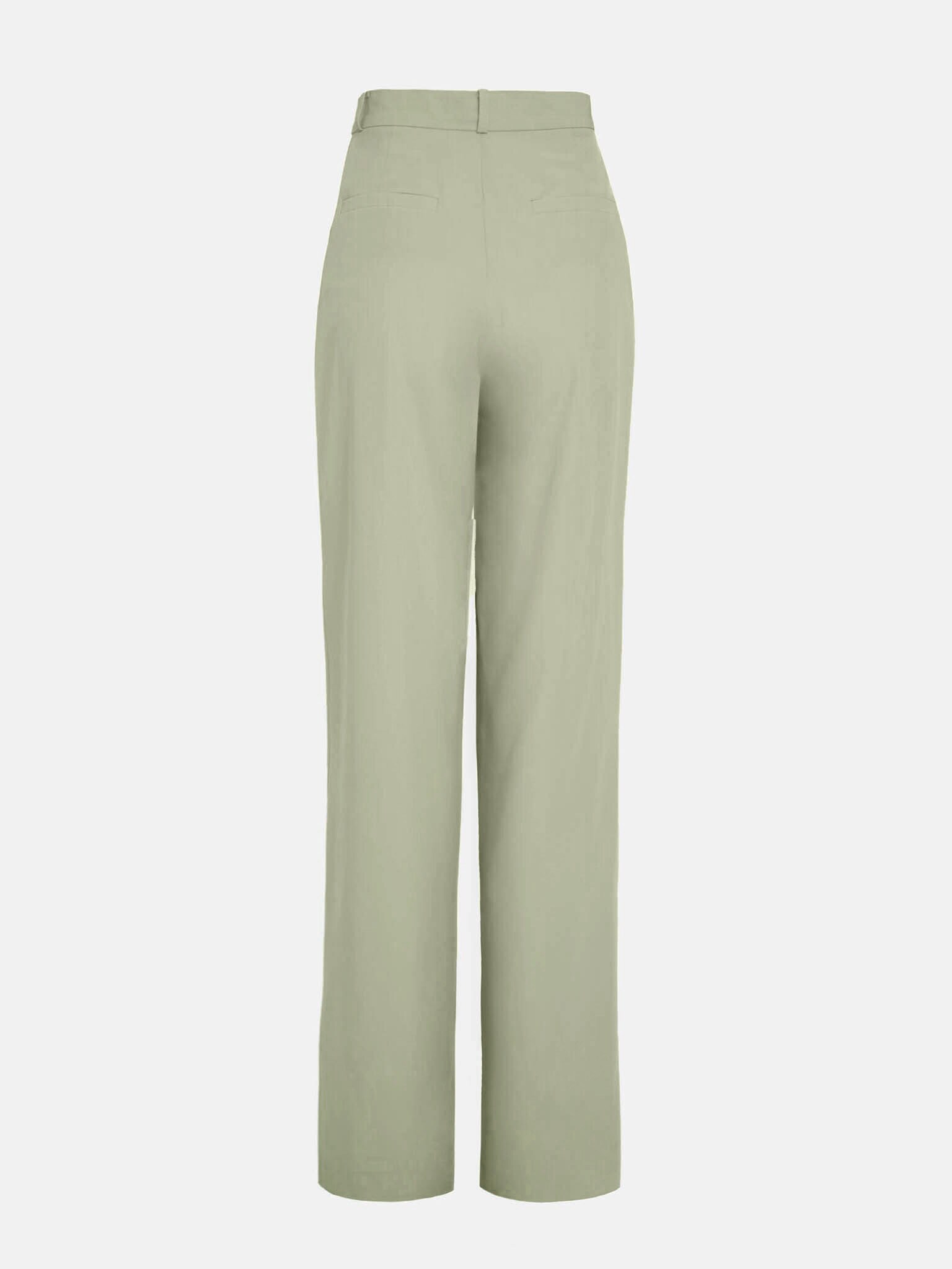 High-rise palazzo pants