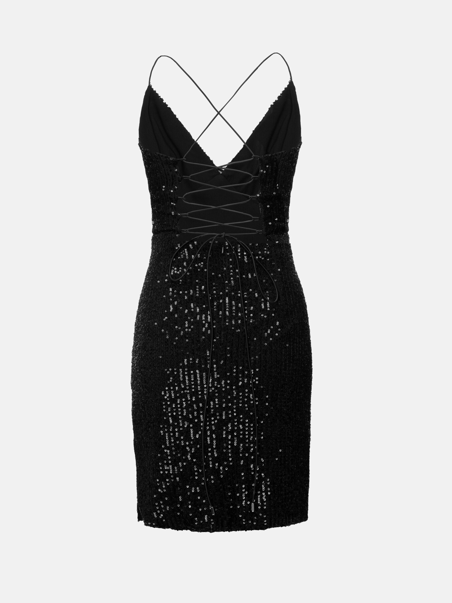 V-neck slim mini dress :: LICHI - Online fashion store