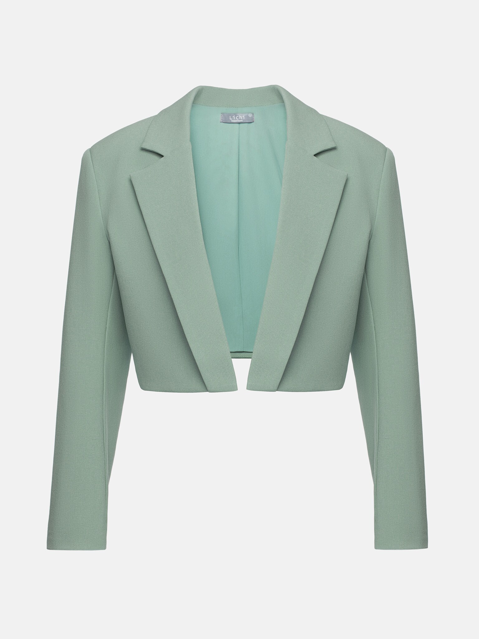 Cropped suit-inspired blazer :: LICHI - Online fashion store