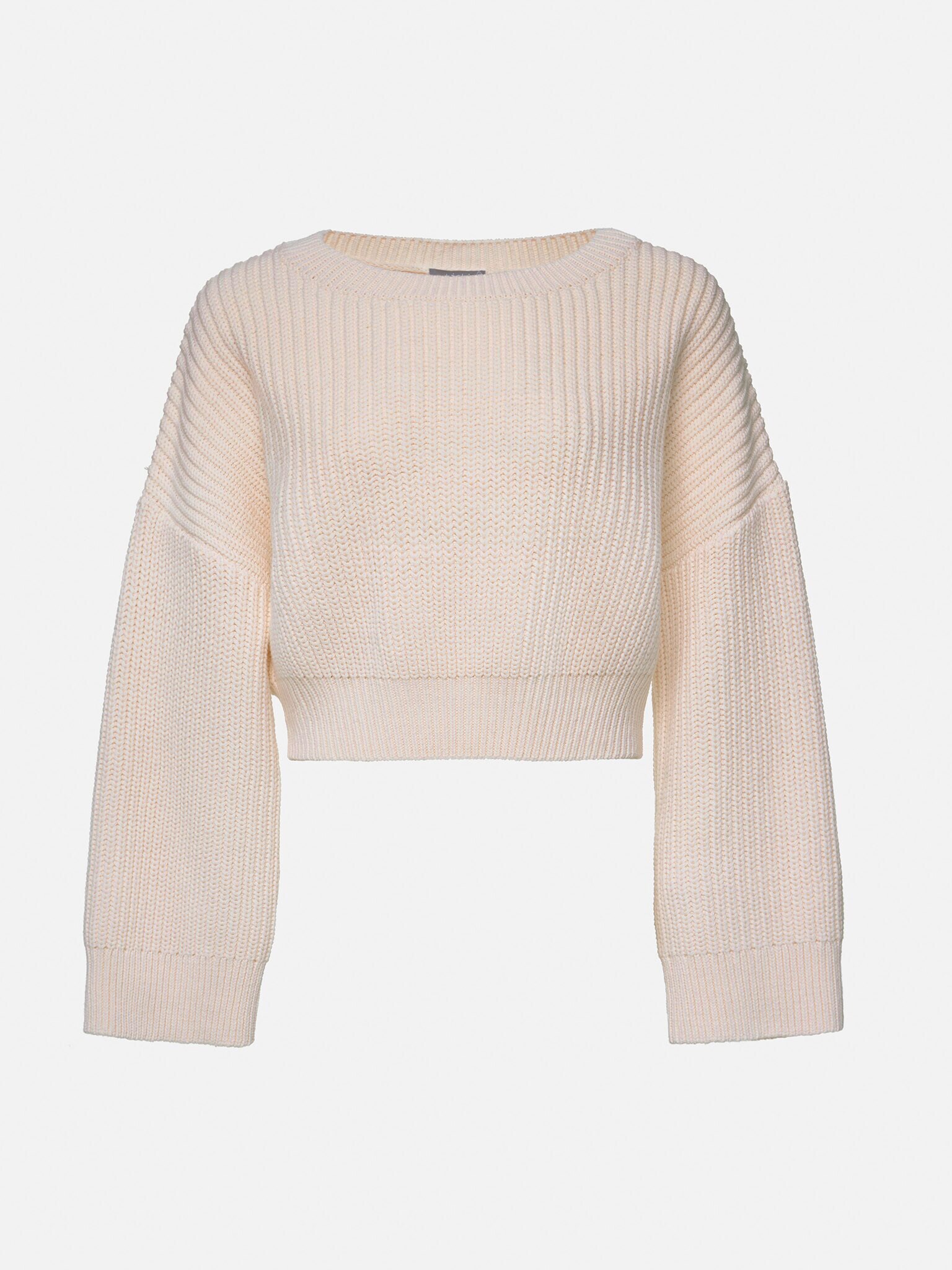 Cropped chunky ribbed-knit sweater :: LICHI - Online fashion store