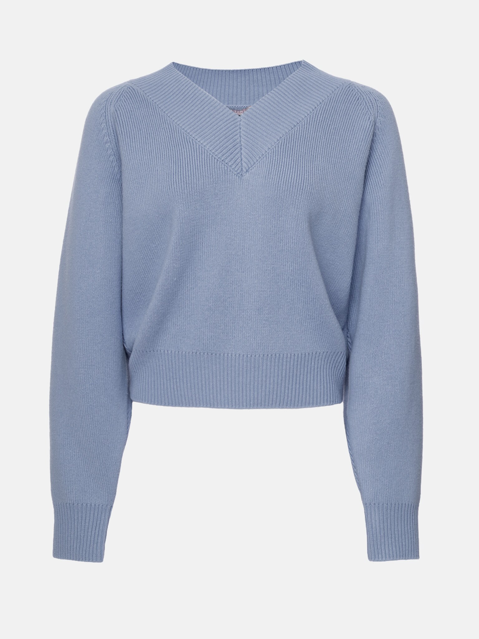 Oversized V-cut sweater :: LICHI - Online fashion store