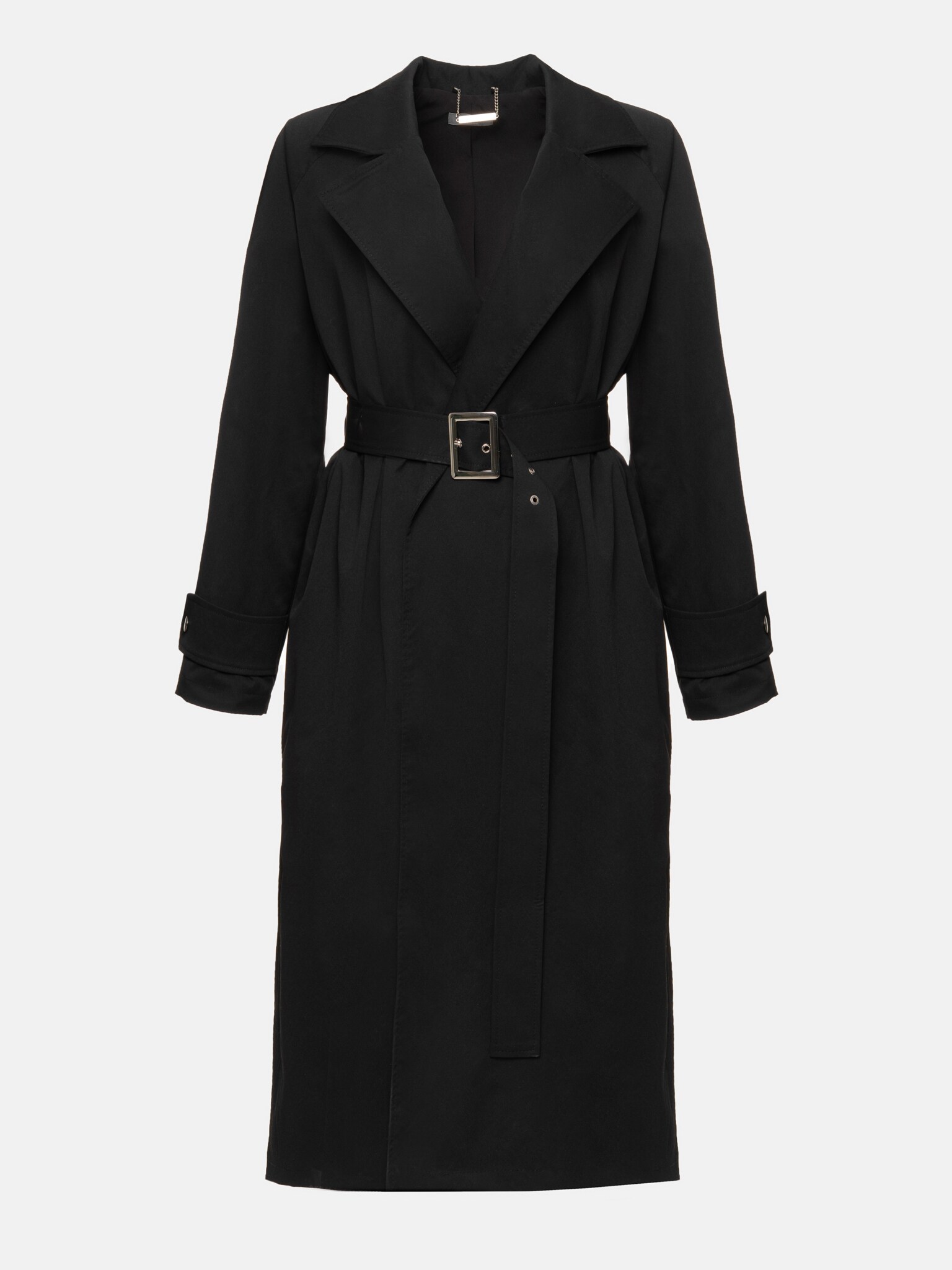 Oversized wide-lapel trench coat :: LICHI - Online fashion store