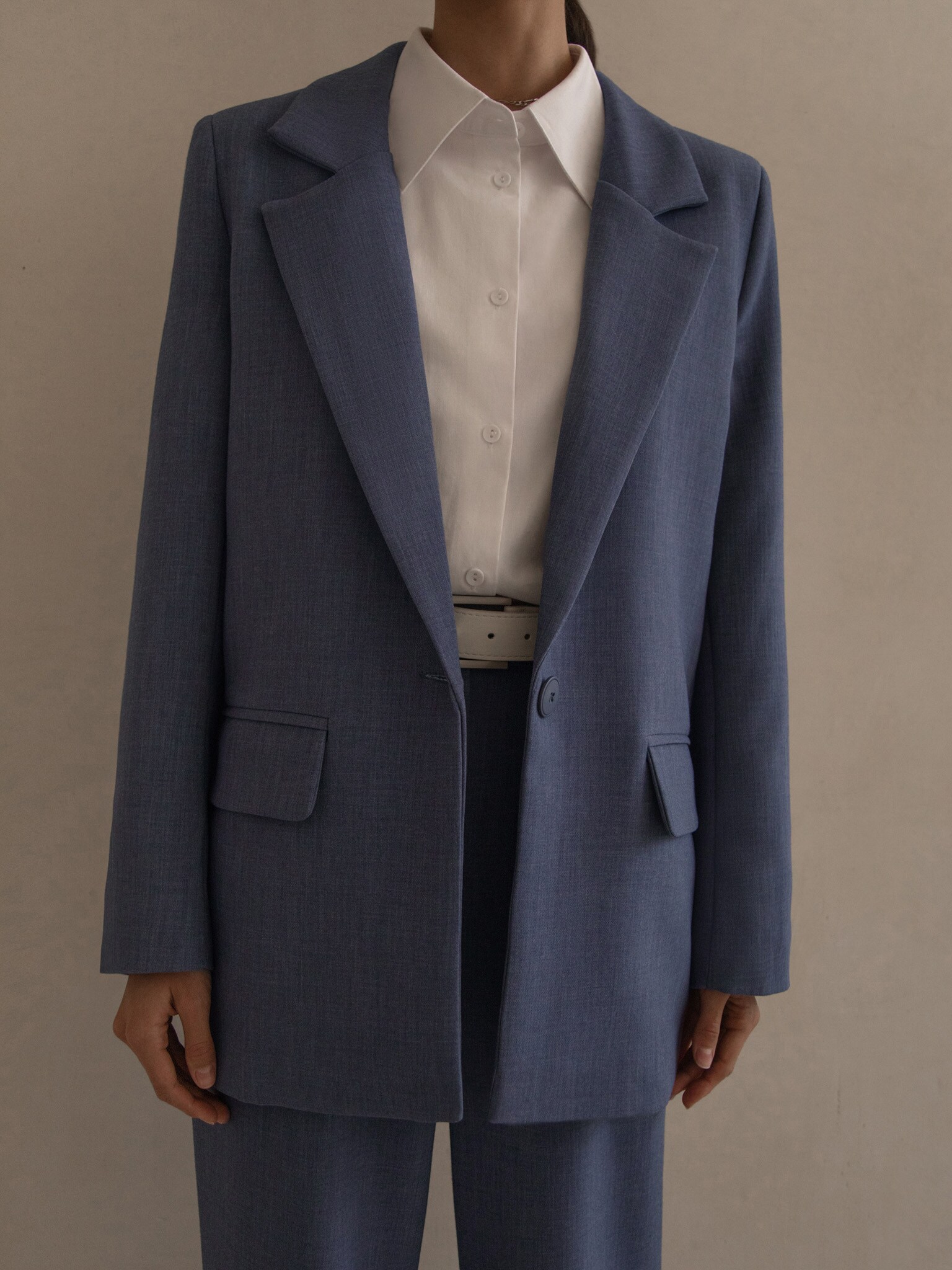 Gerader einreihiger Blazer